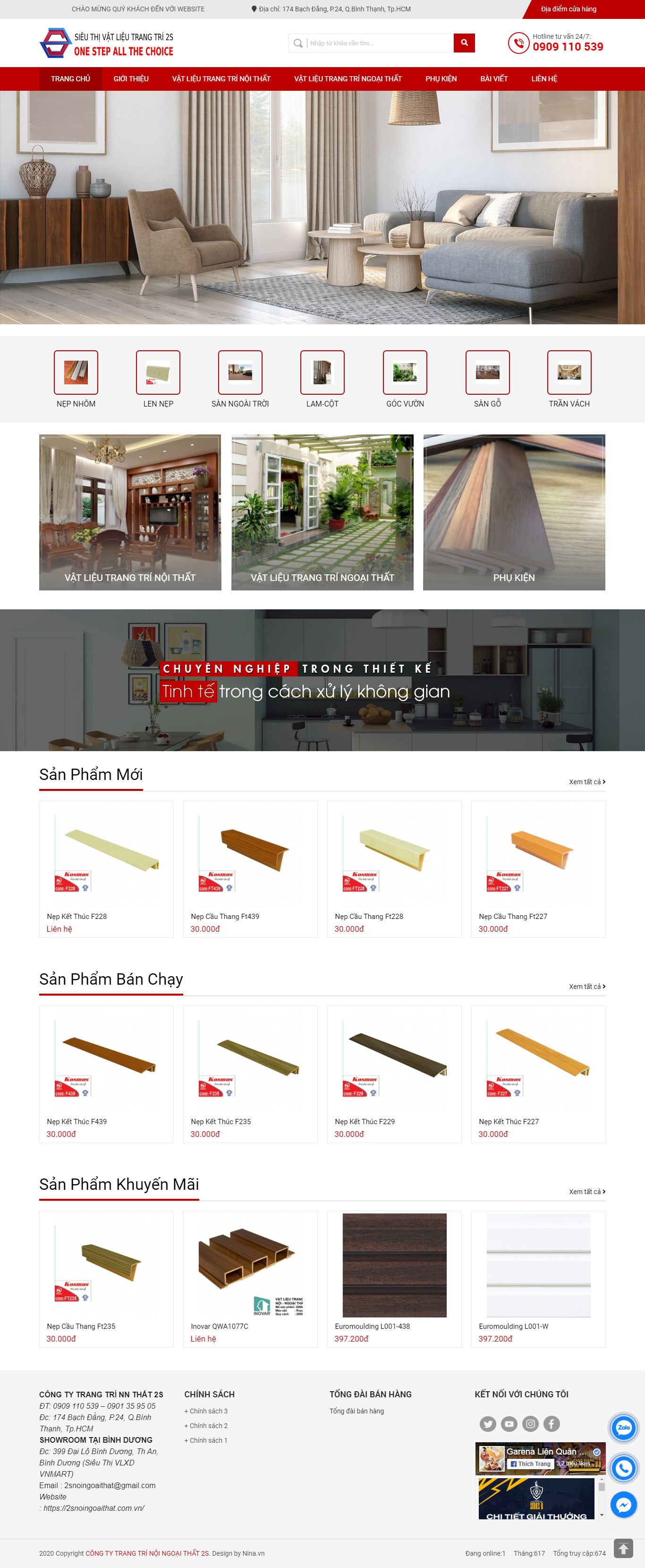 Thiết kế Web quận hoàn kiếm 2snoingoaithat.com.vn