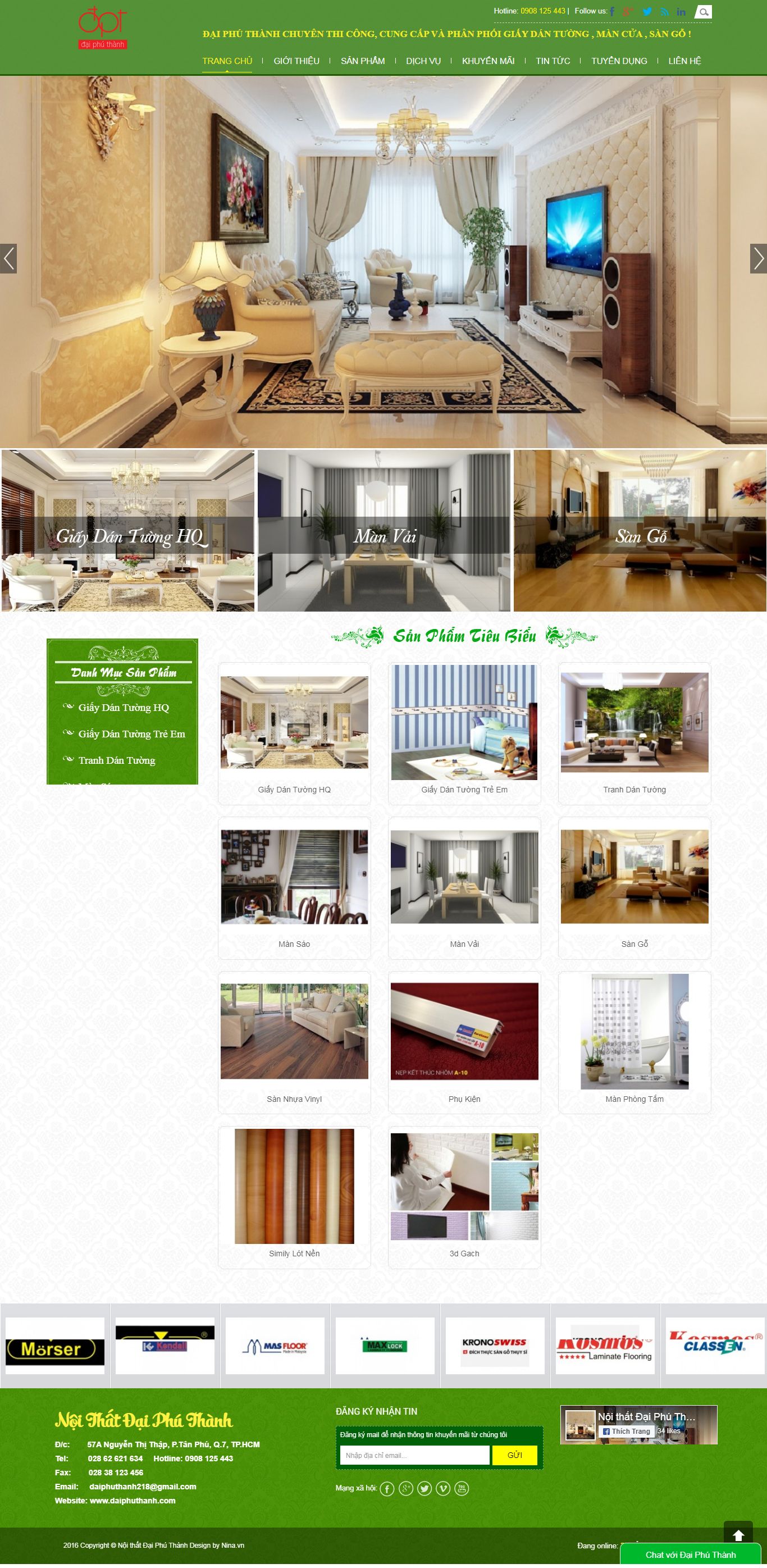 Thiết kế Web quận hoàn kiếm daiphuthanh.com