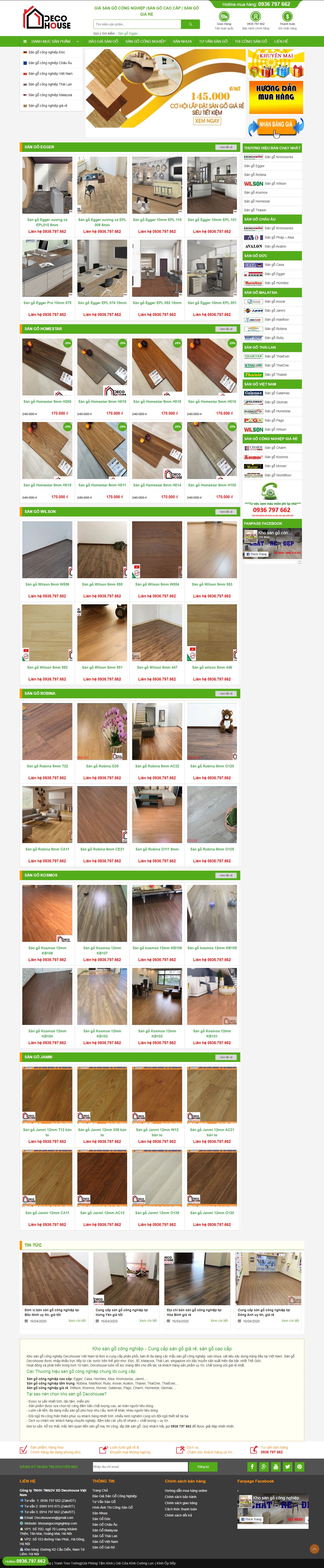 Thiết kế Web quận long biên khosangocongnghiep.com