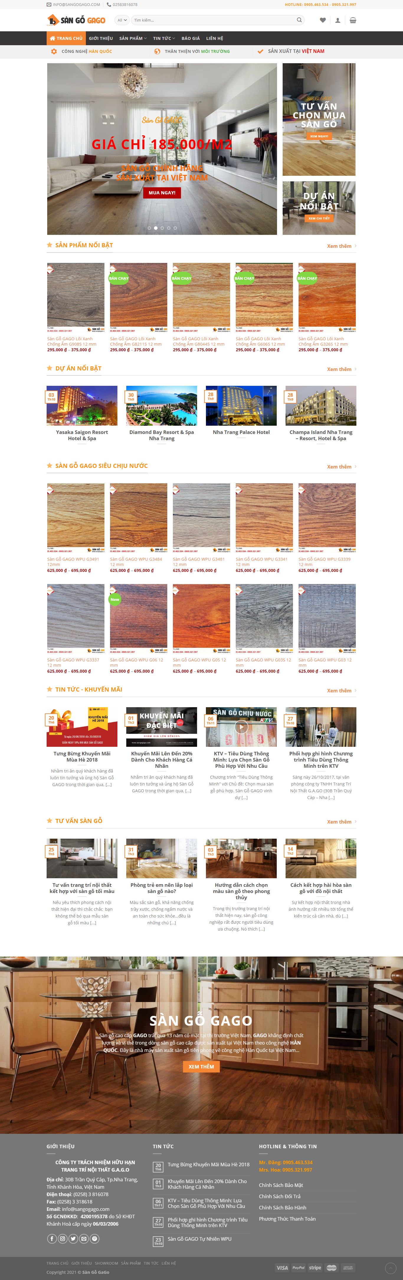 Thiết kế Web quận long biên sangogago.com