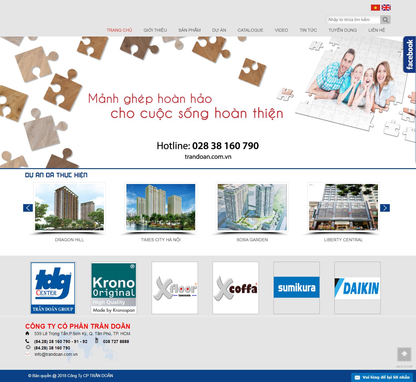 Thiết kế Web quận long biên trandoan.com.vn