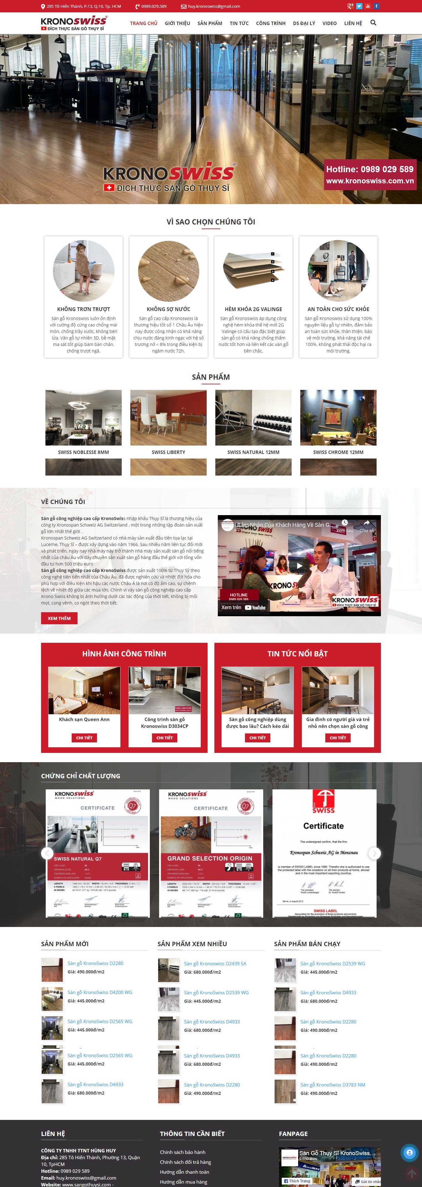 Thiết kế Web quận long biên sangothuysi.com