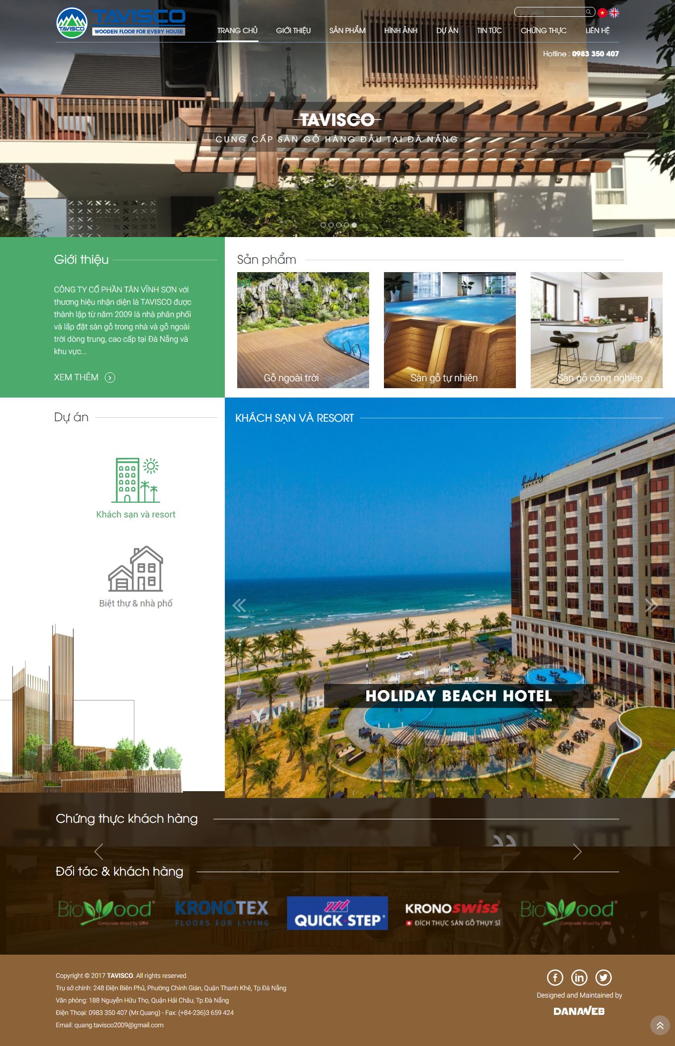 Thiết kế Web quận long biên tavisco.com