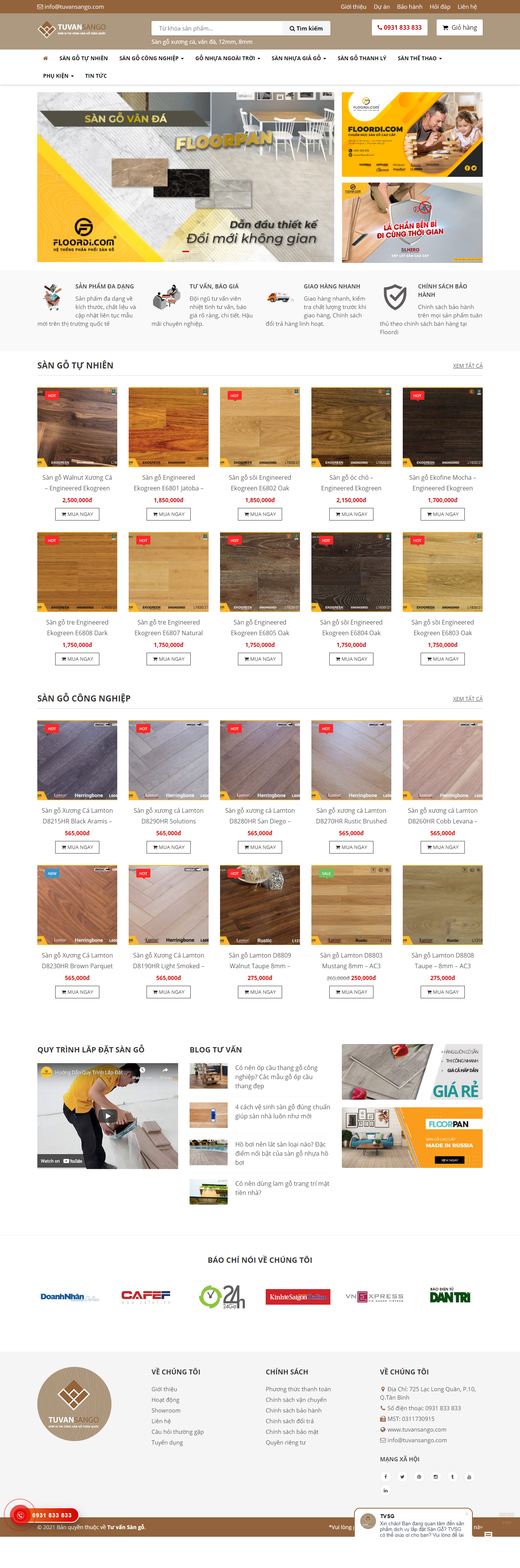 Thiết kế Web quận hai bà trưng tuvansango.com