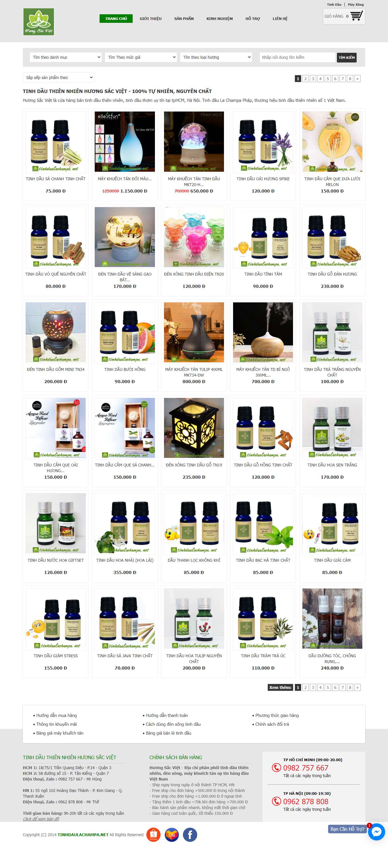 Thiết kế Web bình dương tinhdaulachampa.net