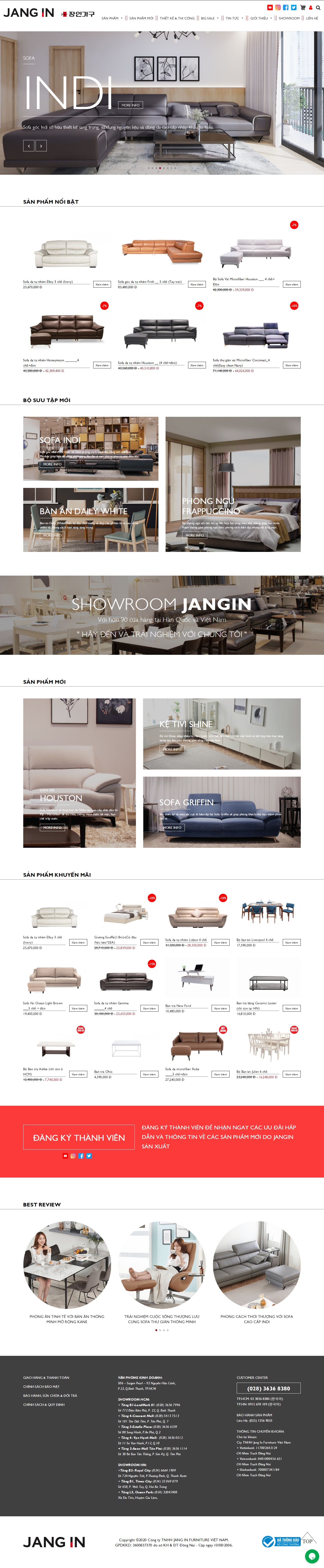 Thiết kế Web quận hai bà trưng jangin.vn