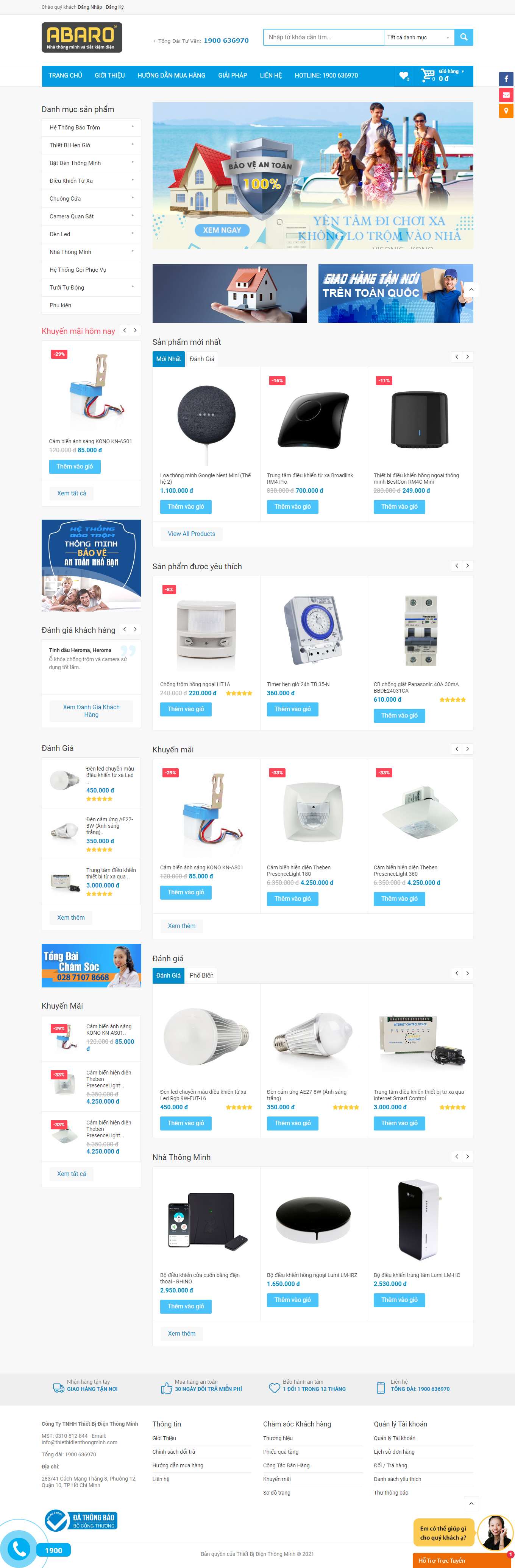 Thiết kế Web bình dương thietbidienthongminh.com