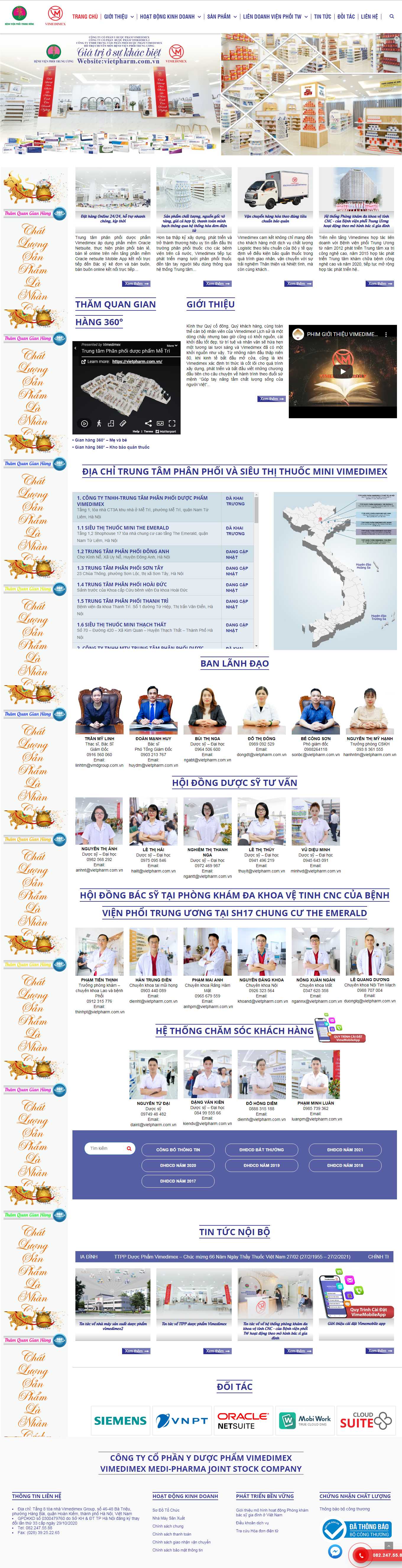 Thiết kế Web bình phước vietpharm.com.vn