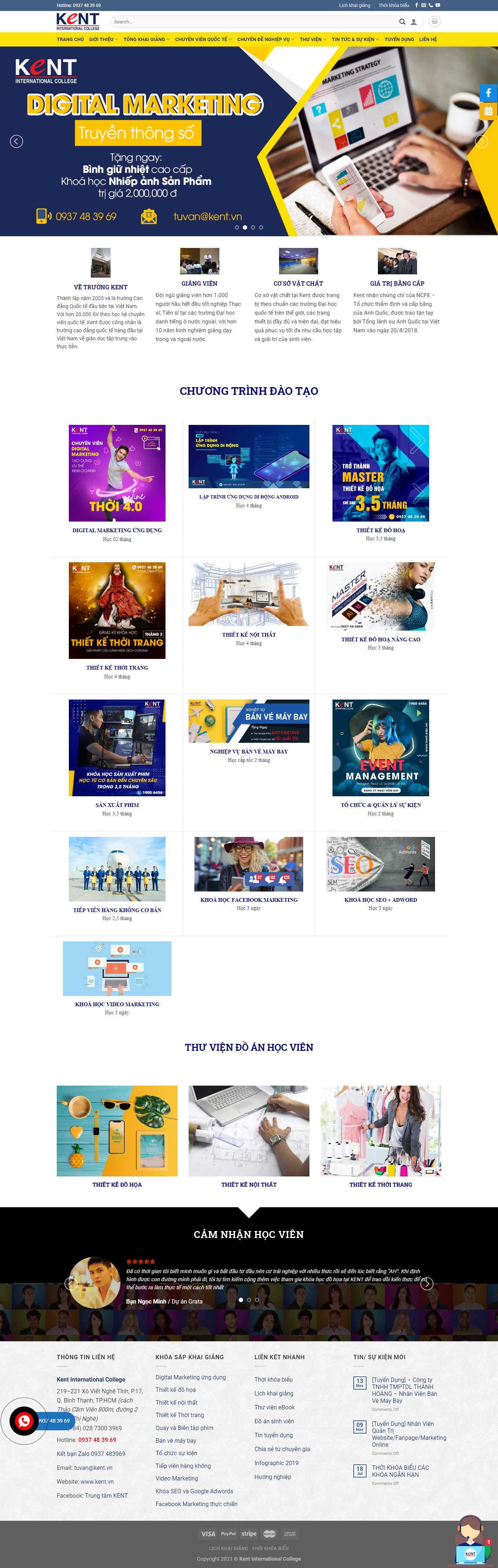 Thiết kế Web bình phước kent.vn