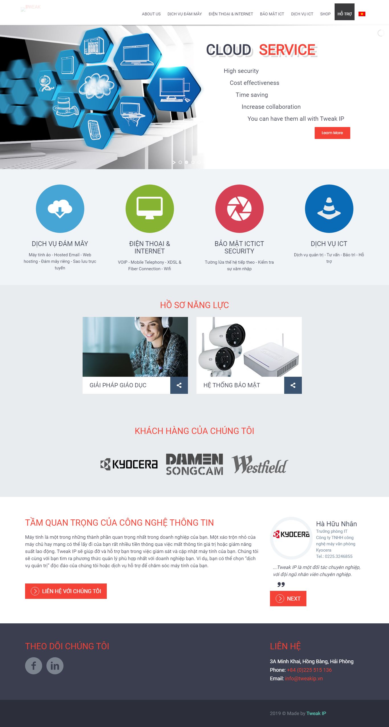 Thiết kế Web huyện sóc sơn tweakip.net