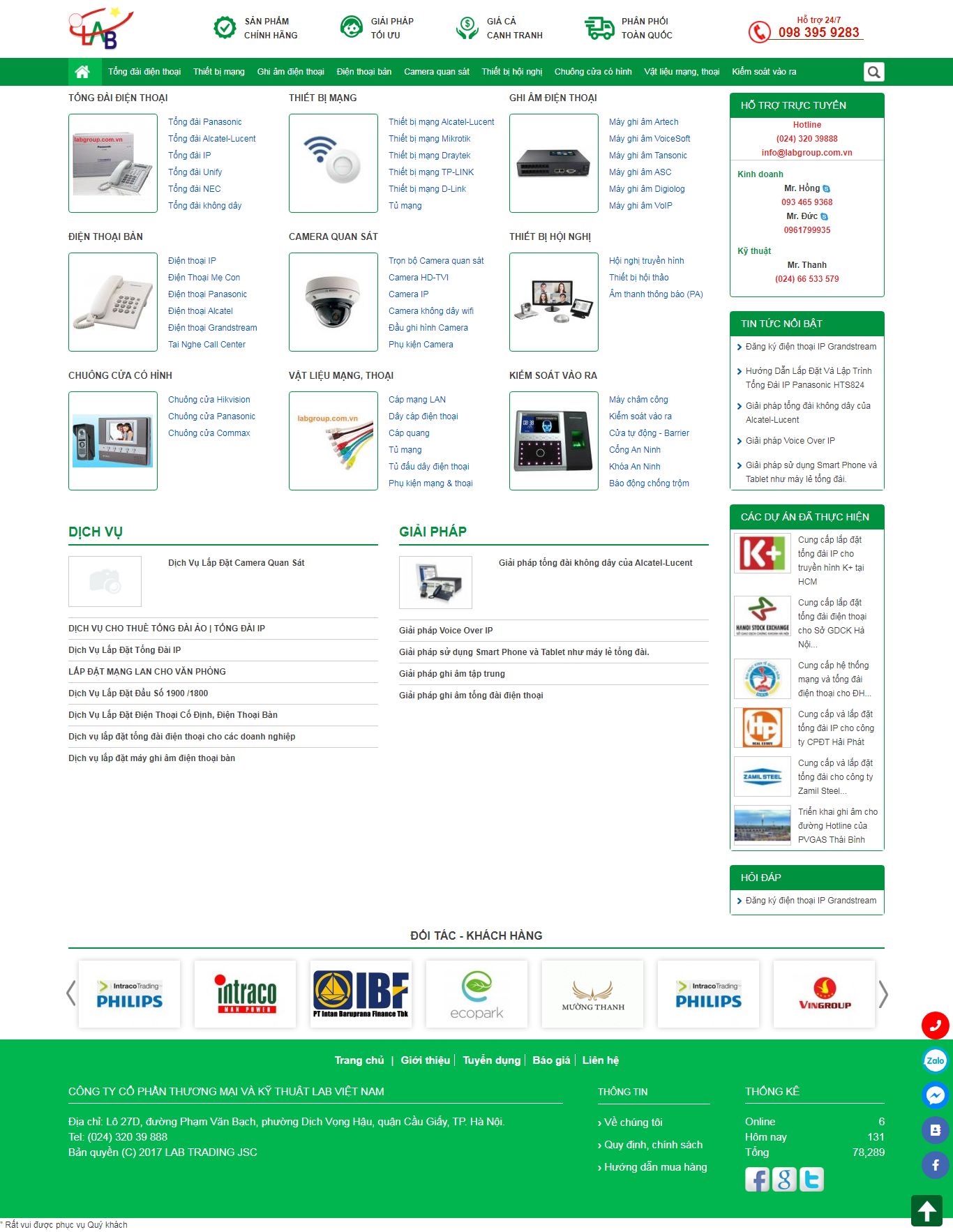 Thiết kế Web huyện sóc sơn labgroup.com.vn