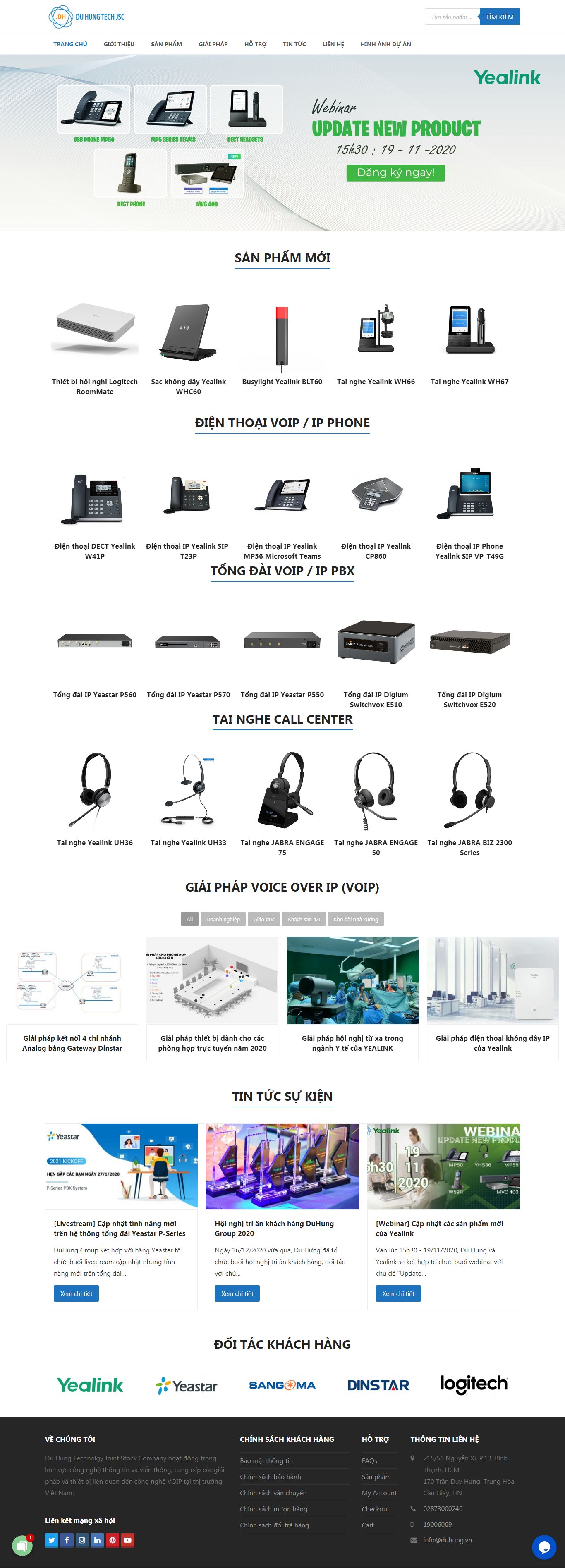 Thiết kế Web huyện sóc sơn duhung.vn