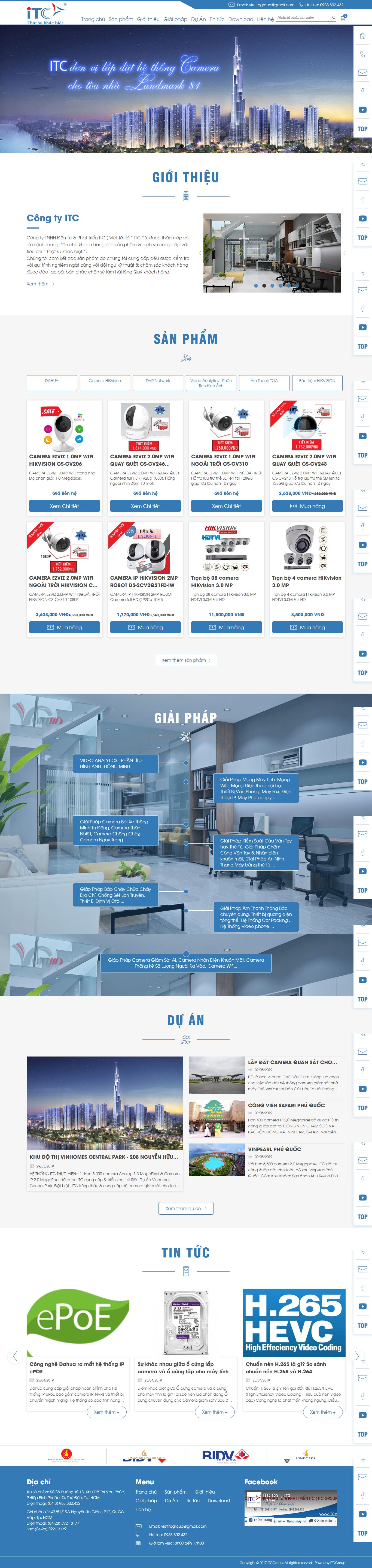 Thiết kế Web huyện sóc sơn itcgroup.vn