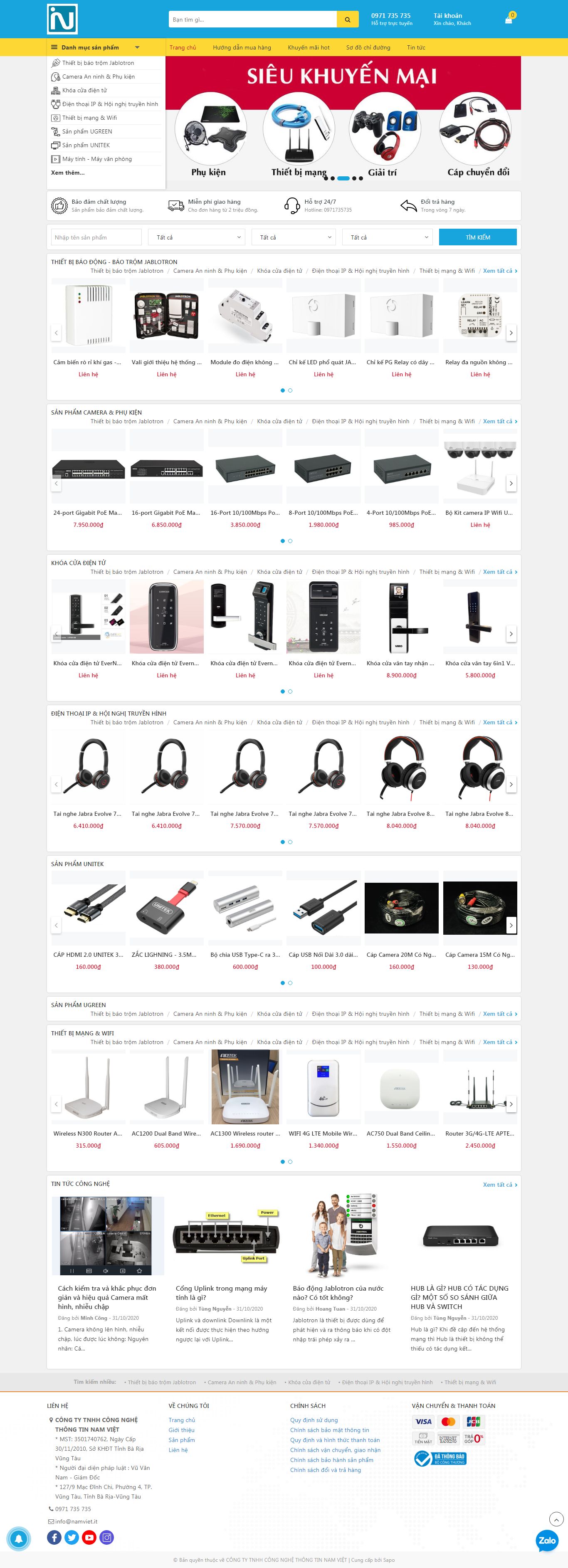 Thiết kế Web huyện sóc sơn namviet.it