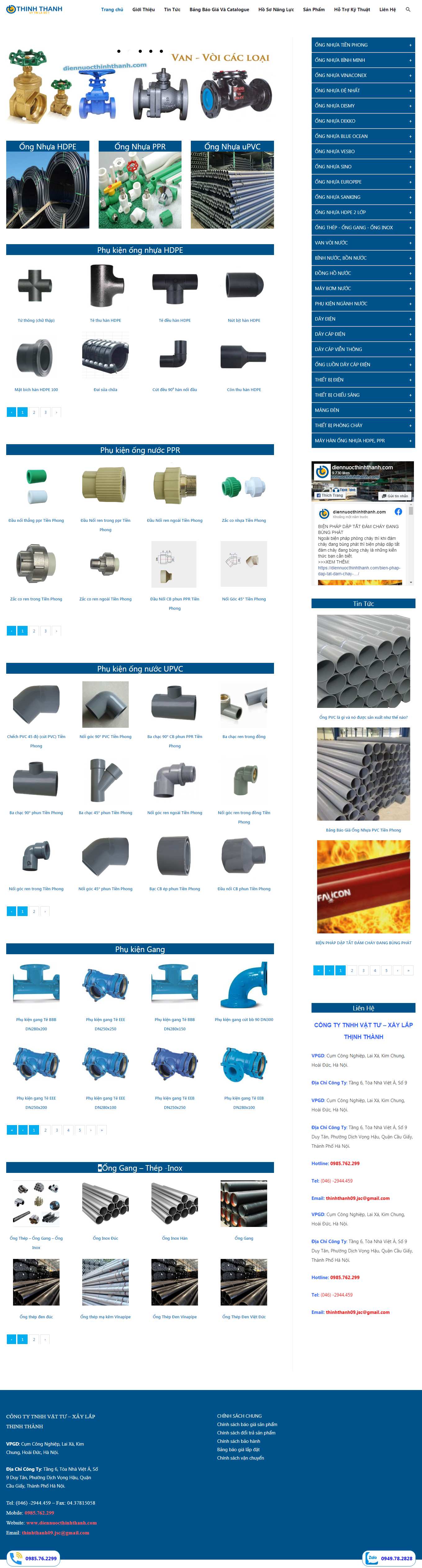 Thiết kế Web Đắk lắk diennuocthinhthanh.com