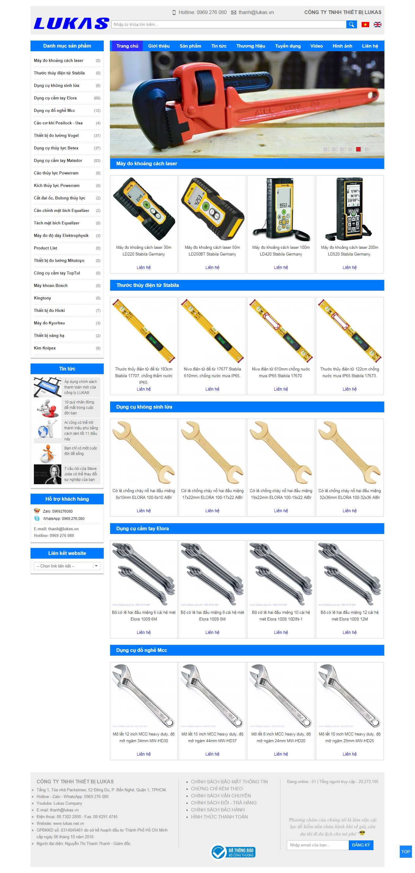 Thiết kế Web Đắk lắk lukas.net.vn