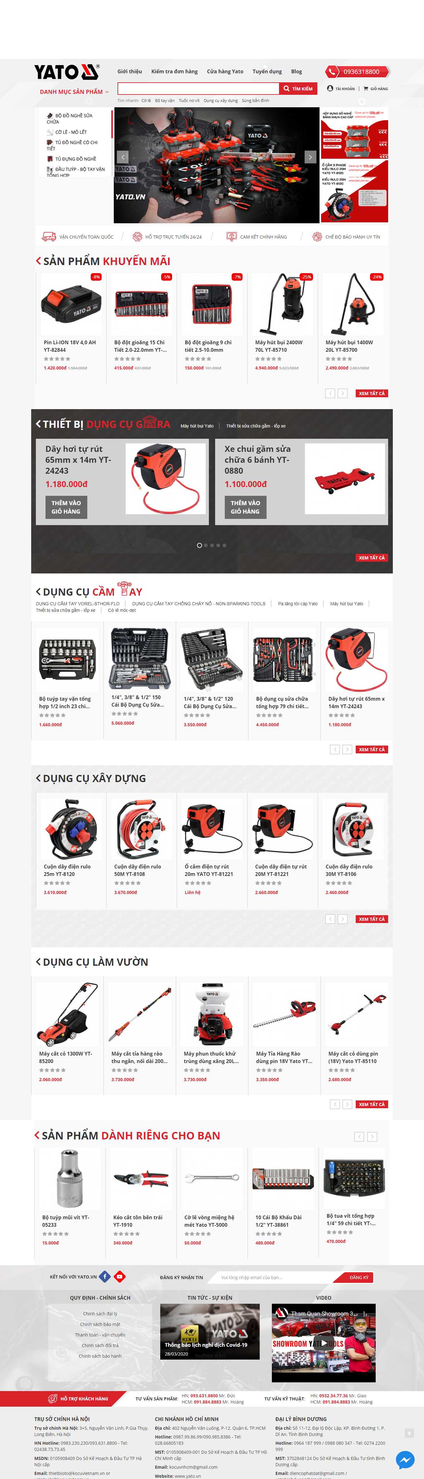 Thiết kế Web Đắk lắk yato.vn