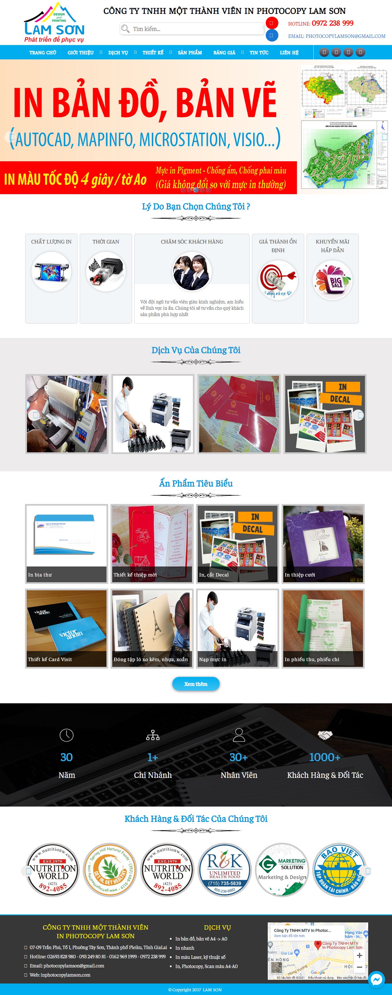 Thiết kế Web huyện thanh trì inphotocopylamson.com
