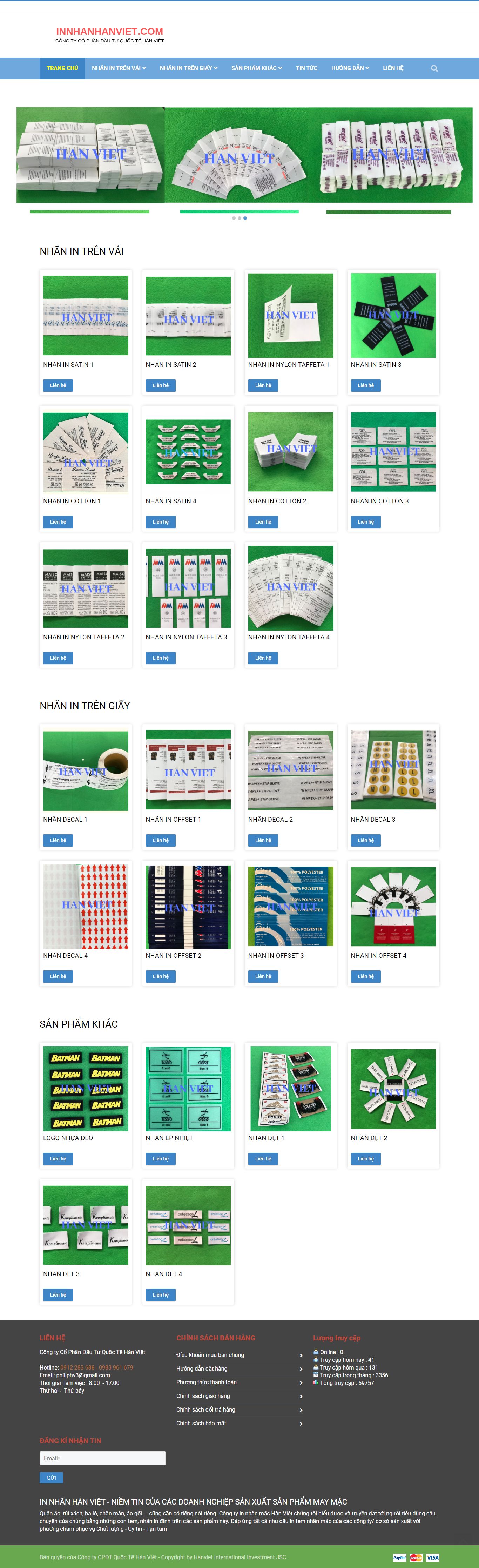 Thiết kế Web huyện mê linh inhiflex.vn