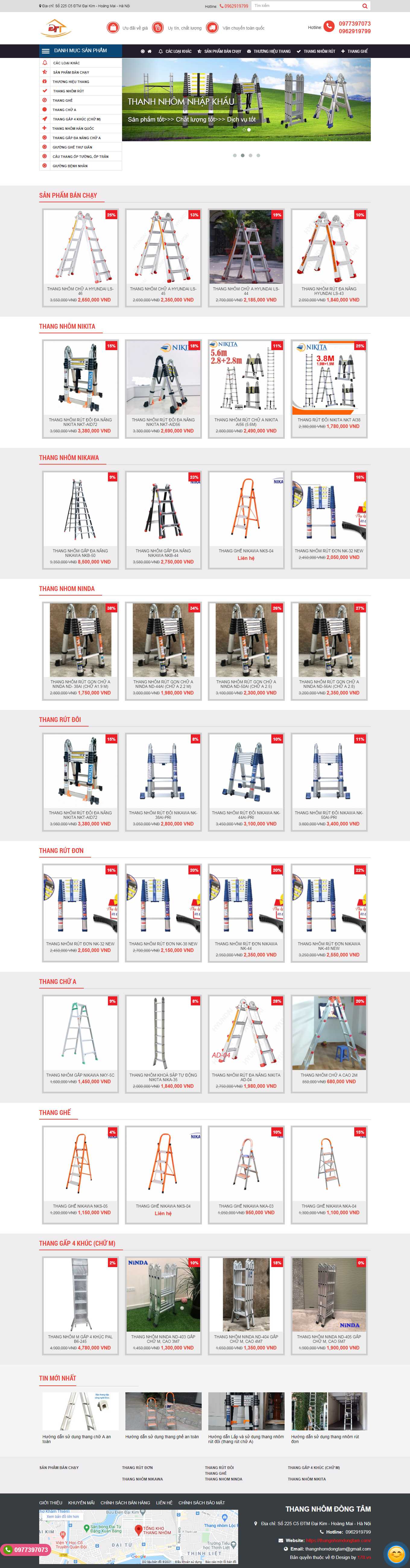 Thiết kế Web Đắk lắk thangnhomdongtam.com