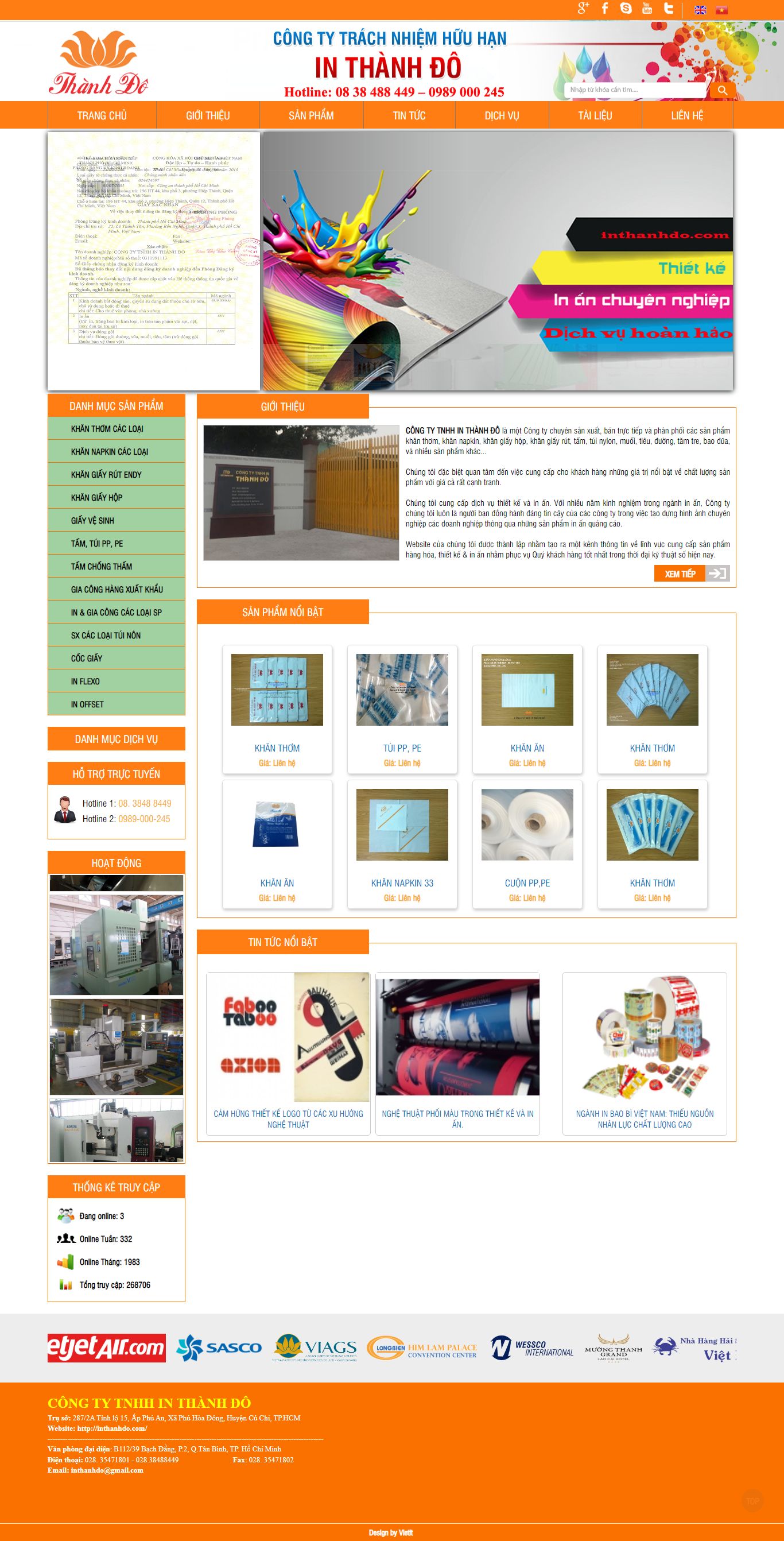 Thiết kế Web huyện chương mỹ inthanhdo.com