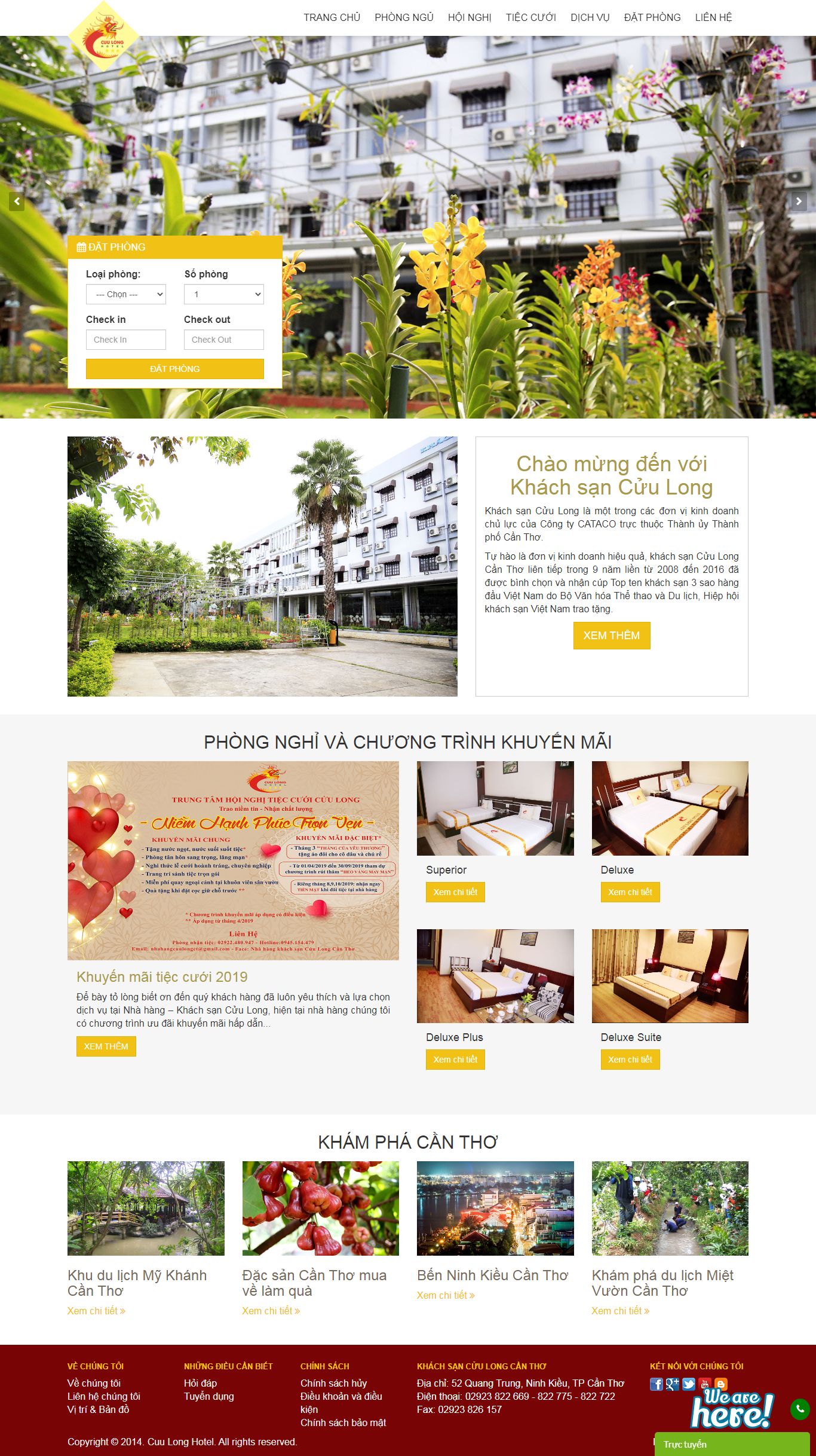 Thiết kế Web vũng tàu cuulonghotel.com.vn