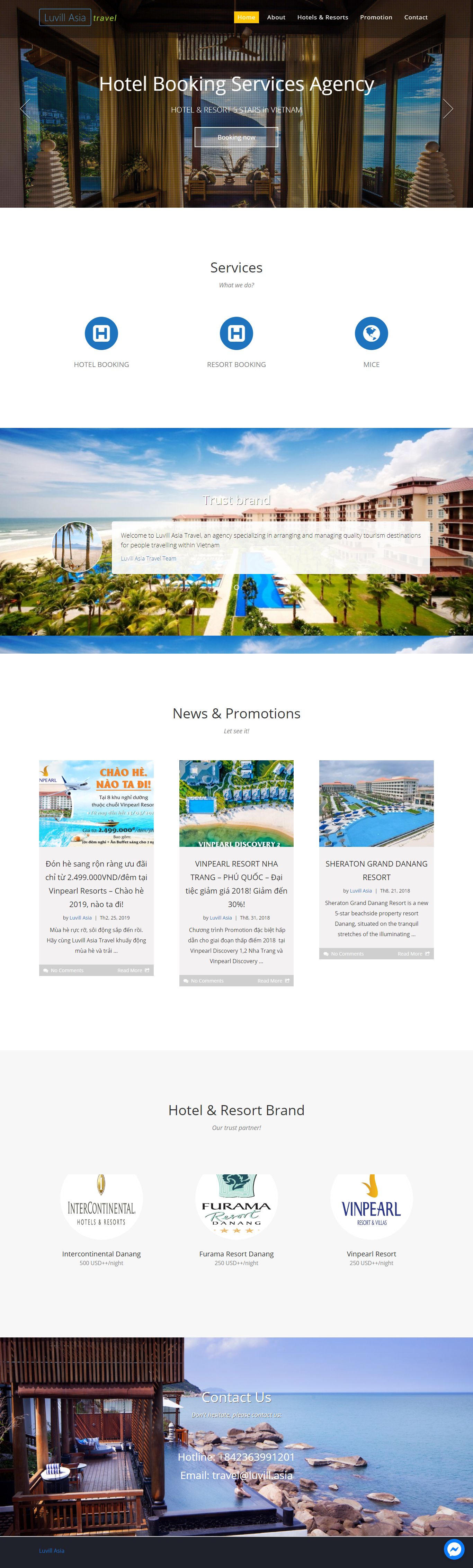 Thiết kế Web bạc liêu luvill.asia