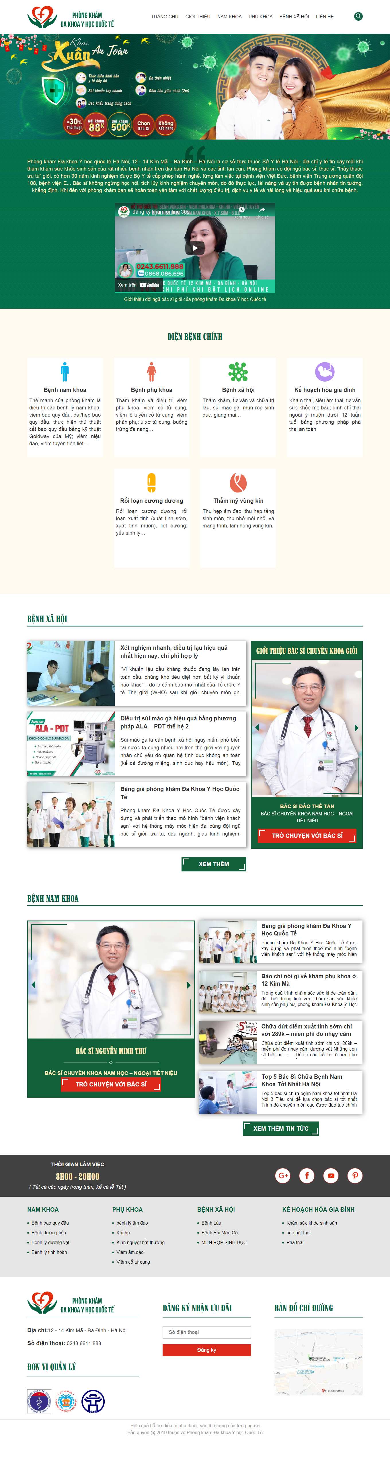 Thiết kế Web gia lai dakhoaquocte.com.vn