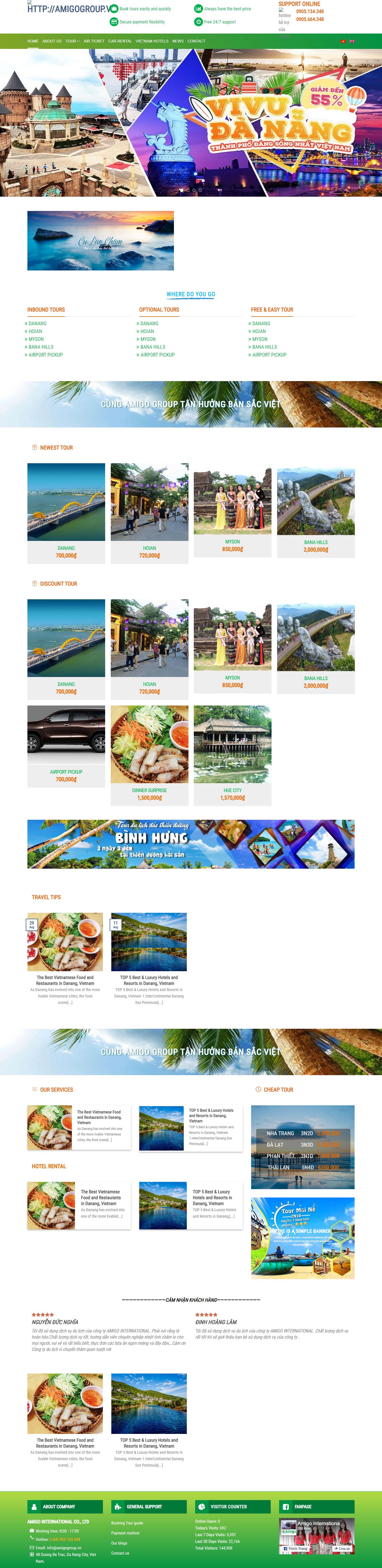 Thiết kế Web bạc liêu amigogroup.vn