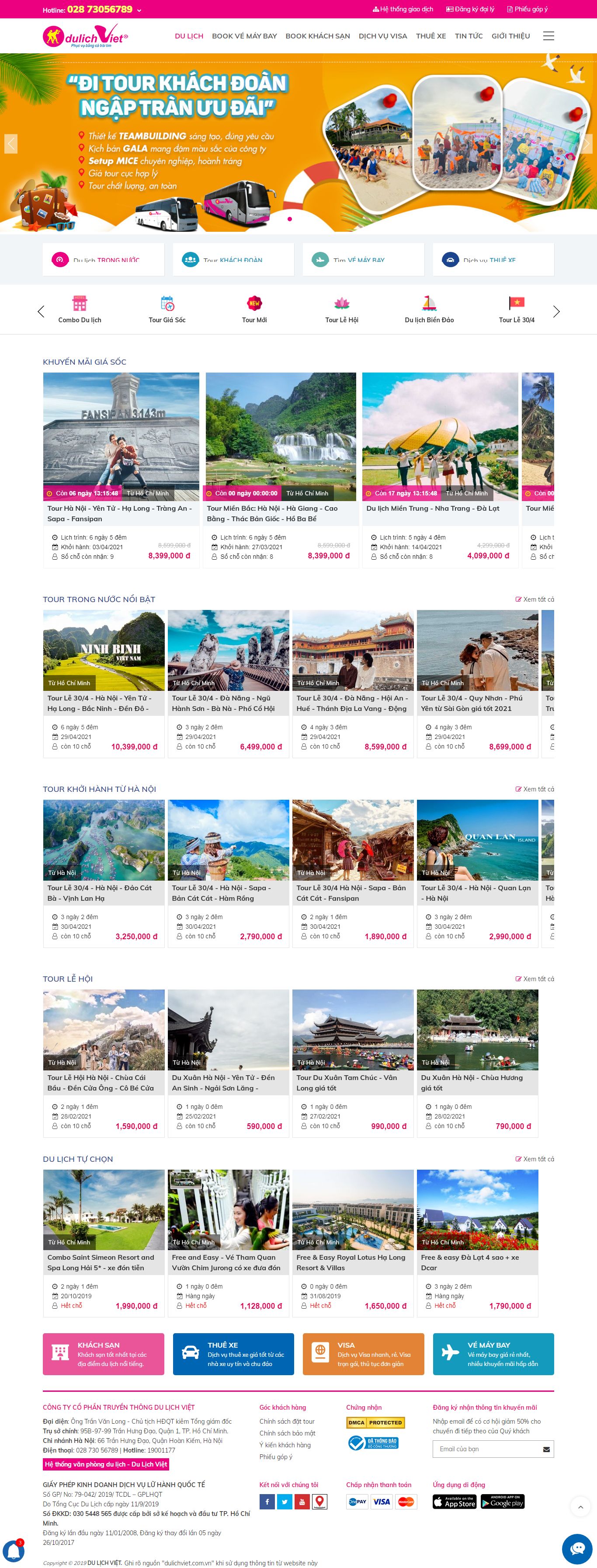 Thiết kế Web bắc kạn dulichviet.com.vn