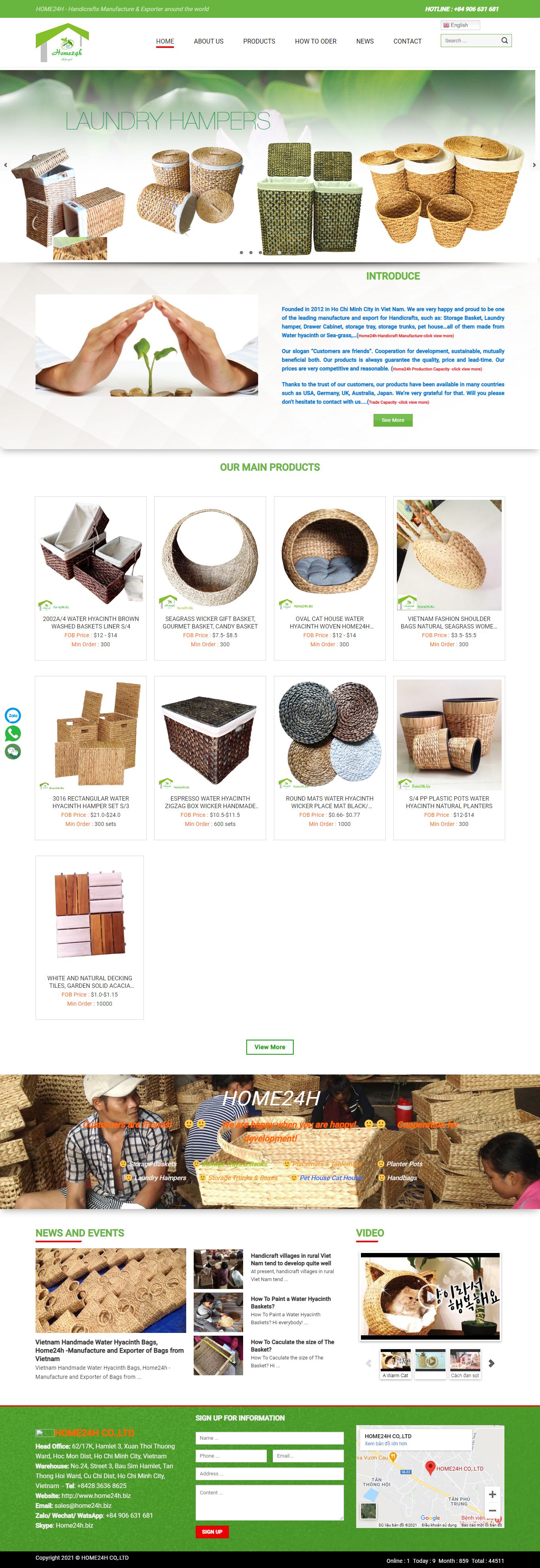 Thiết kế Web bắc giang home24h.biz