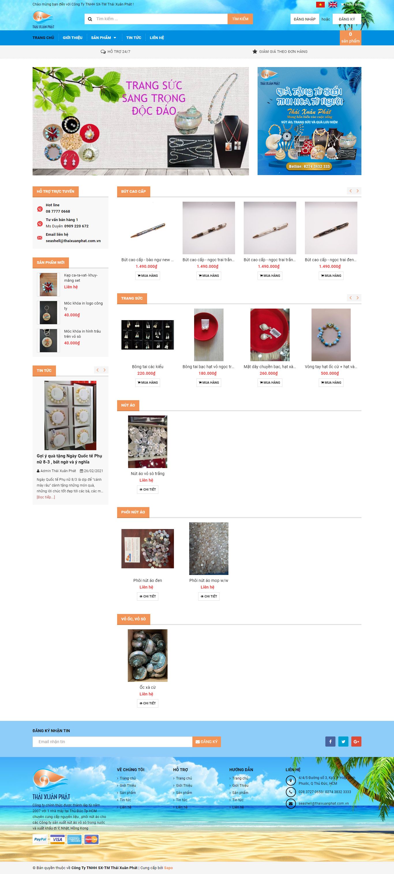 Thiết kế Web bắc giang thaixuanphat.com