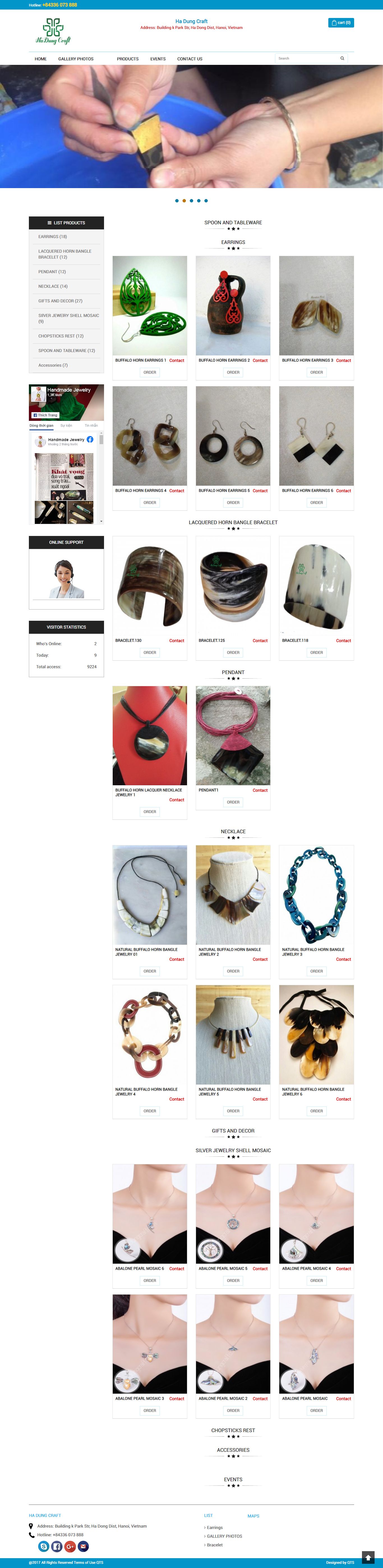 Thiết kế Web bắc giang hadungcraft.com