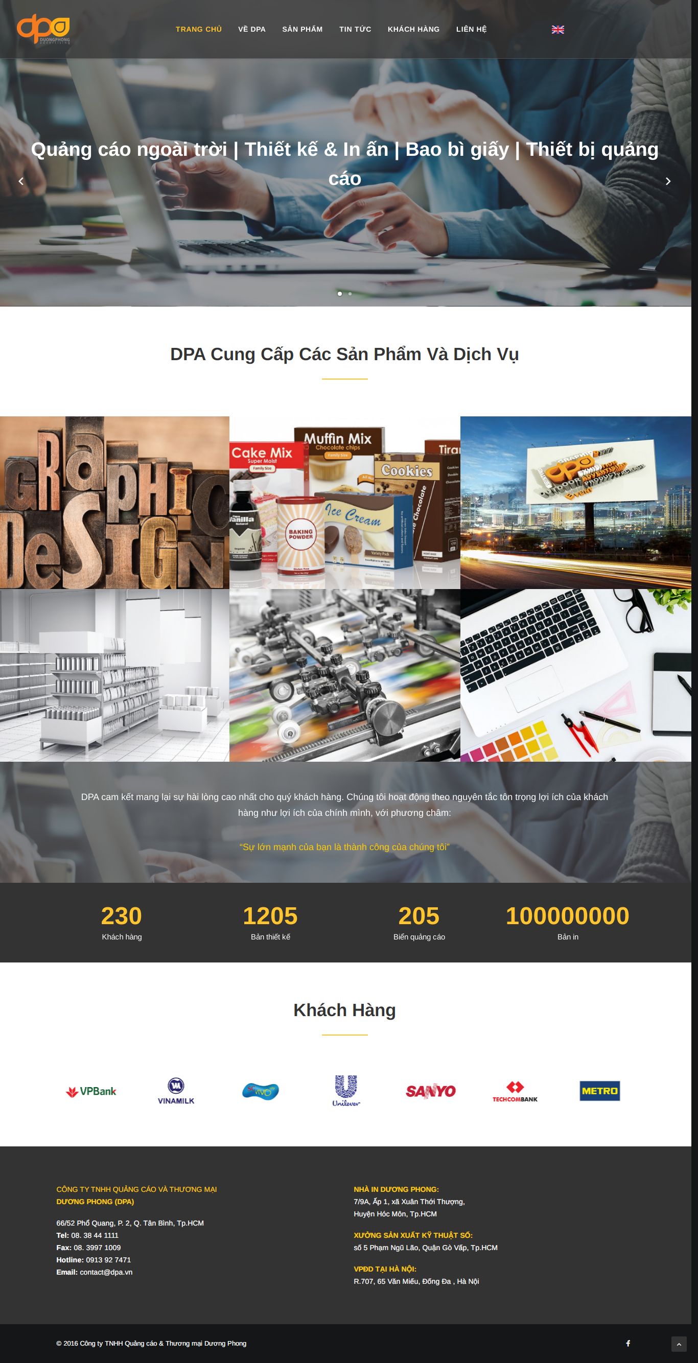 Thiết kế Web bắc giang dpa.vn