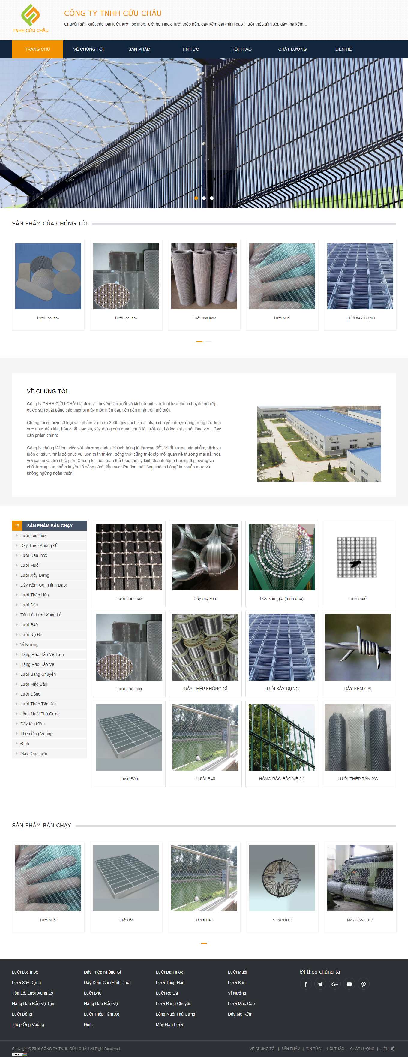 Thiết kế Web hải dương luoithep.vn