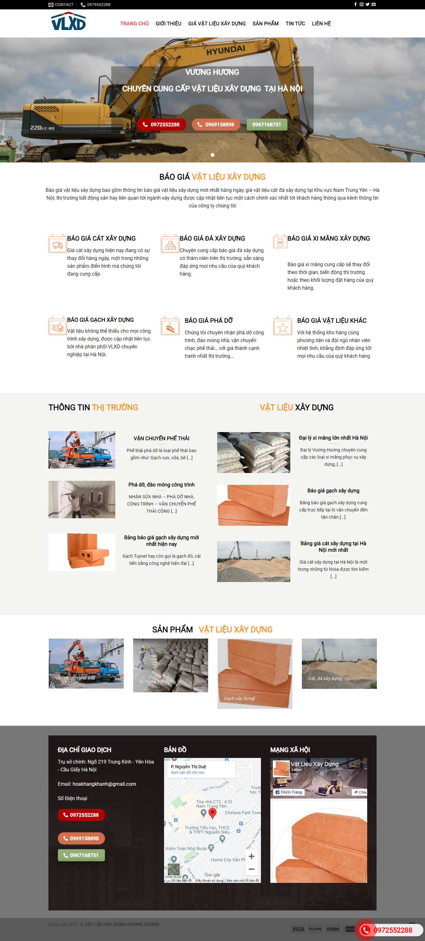 Thiết kế Web hải dương vatlieuxaydungvuonghuong.com