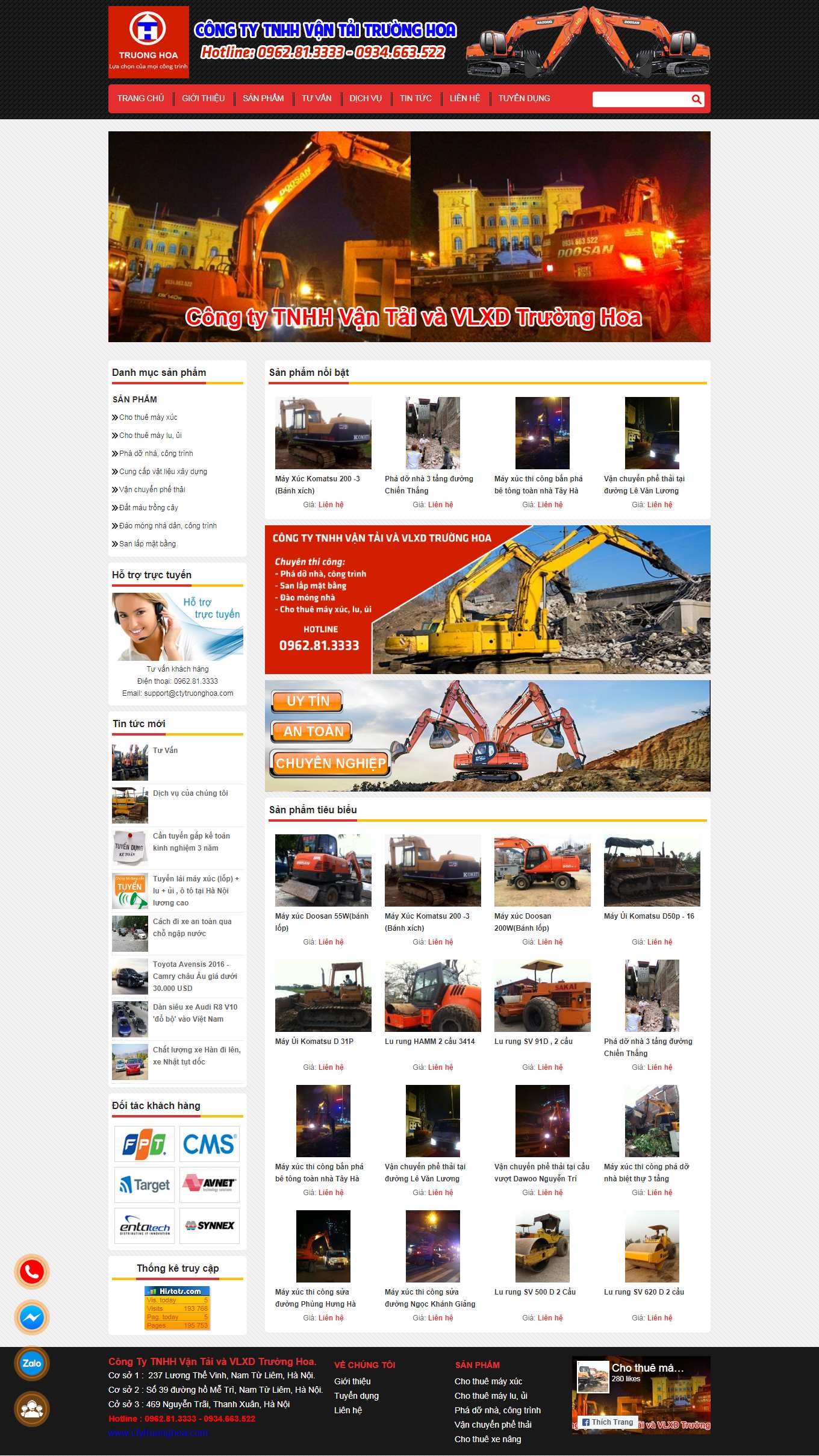 Thiết kế Web hải dương ctytruonghoa.com