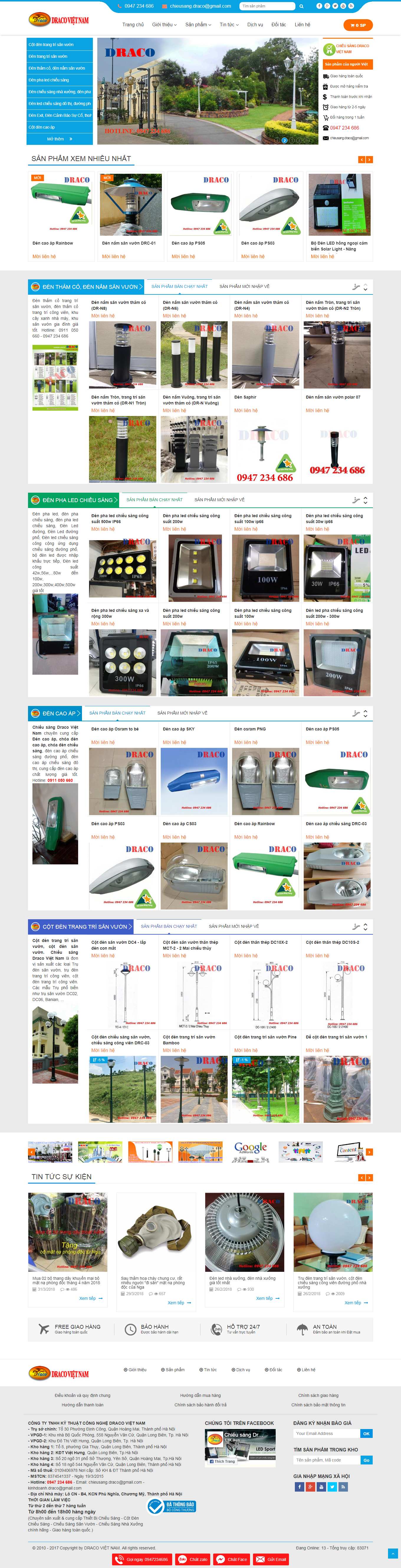 Thiết kế Web hải phòng dracovietnam.vn