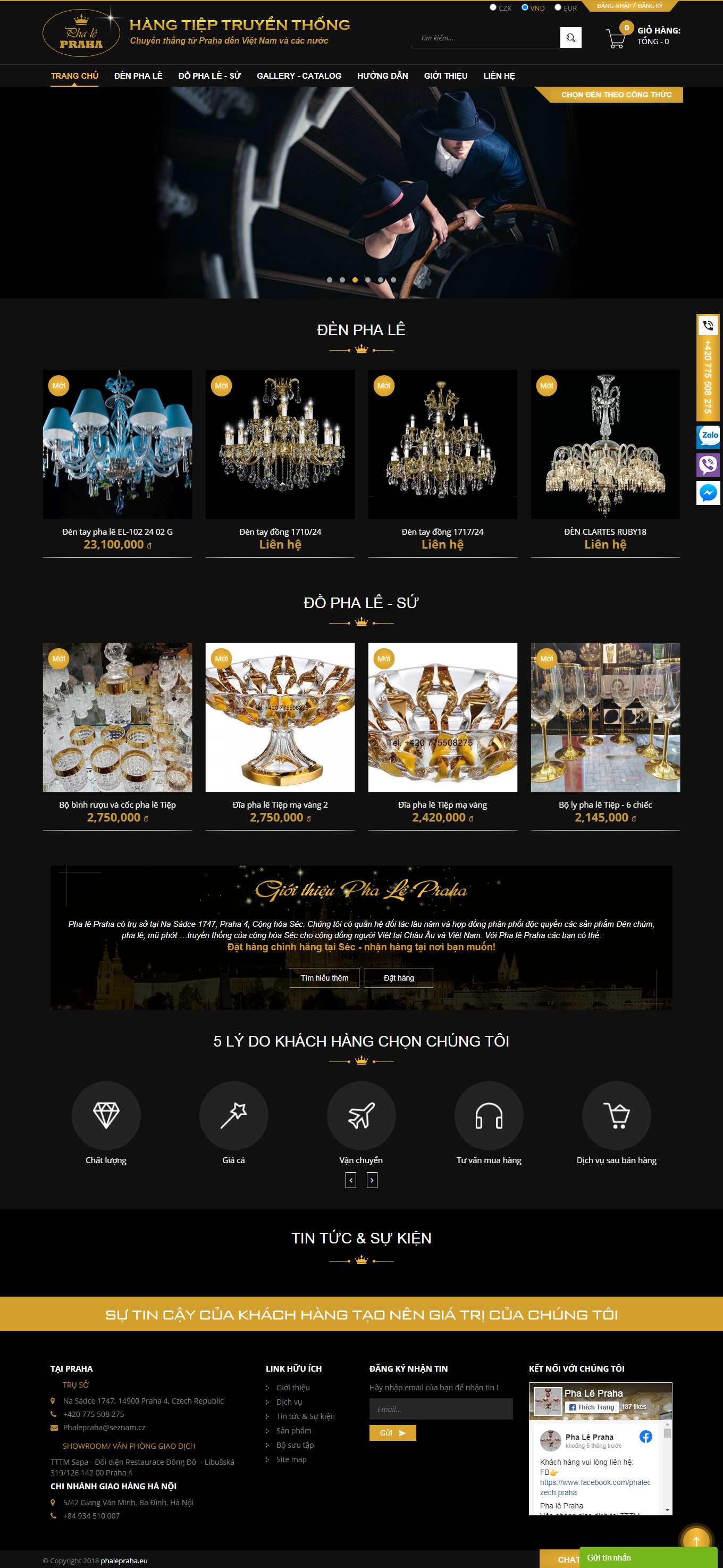 Thiết kế Web hòa bình phalepraha.eu