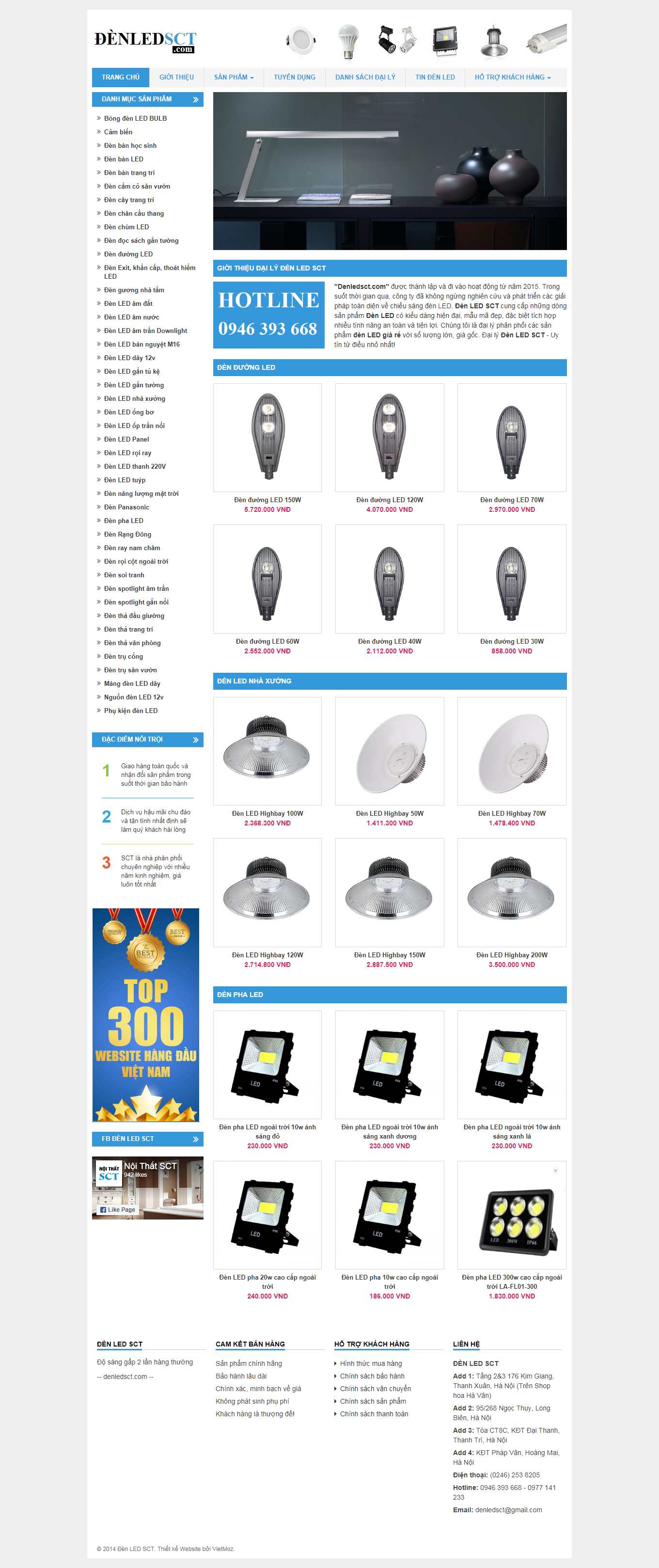 Thiết kế Web hậu giang denledsct.com