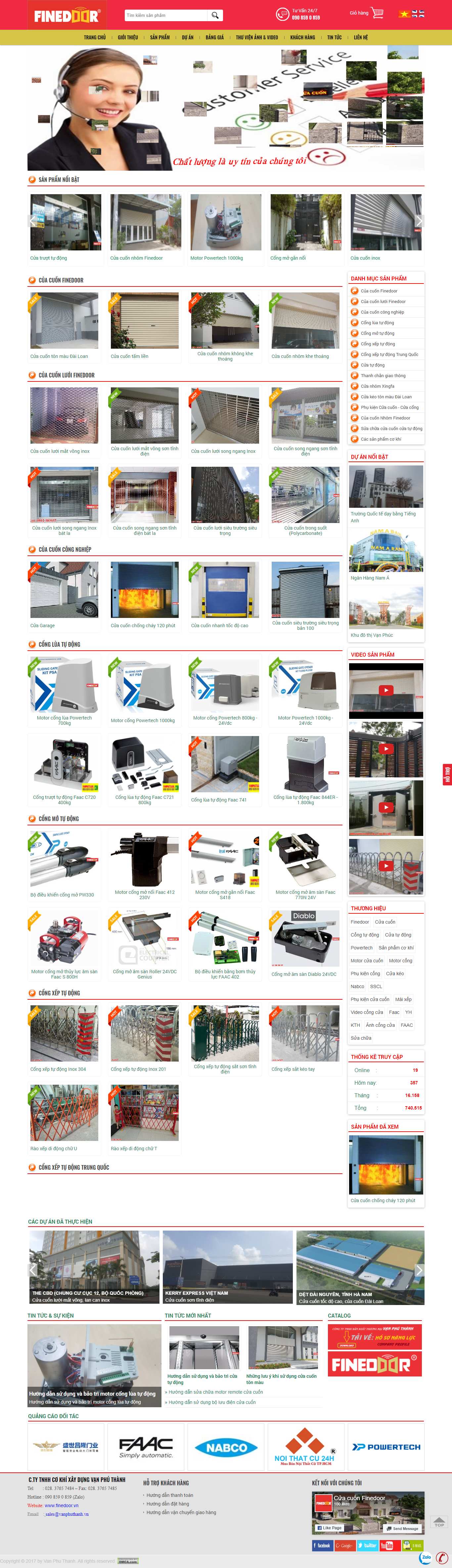 Thiết kế Web hà nam finedoor.vn