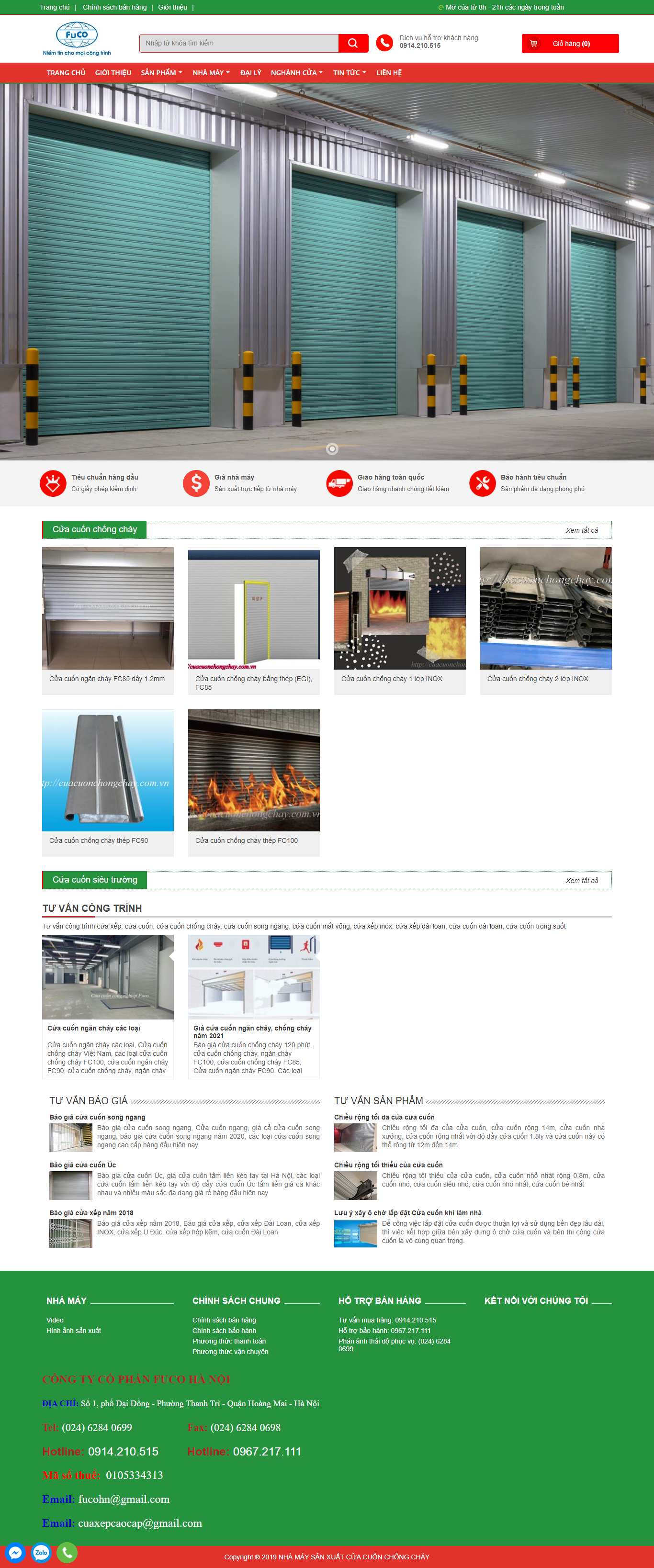 Thiết kế Web hà nam cuacuonchongchay.com.vn