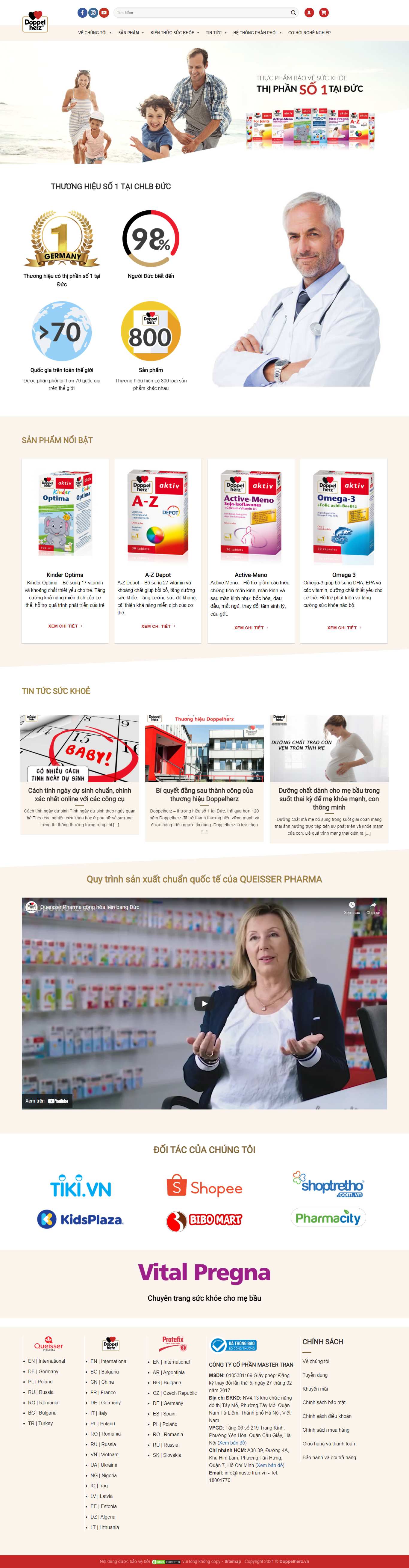 Thiết kế Web hà giang doppelherz.vn