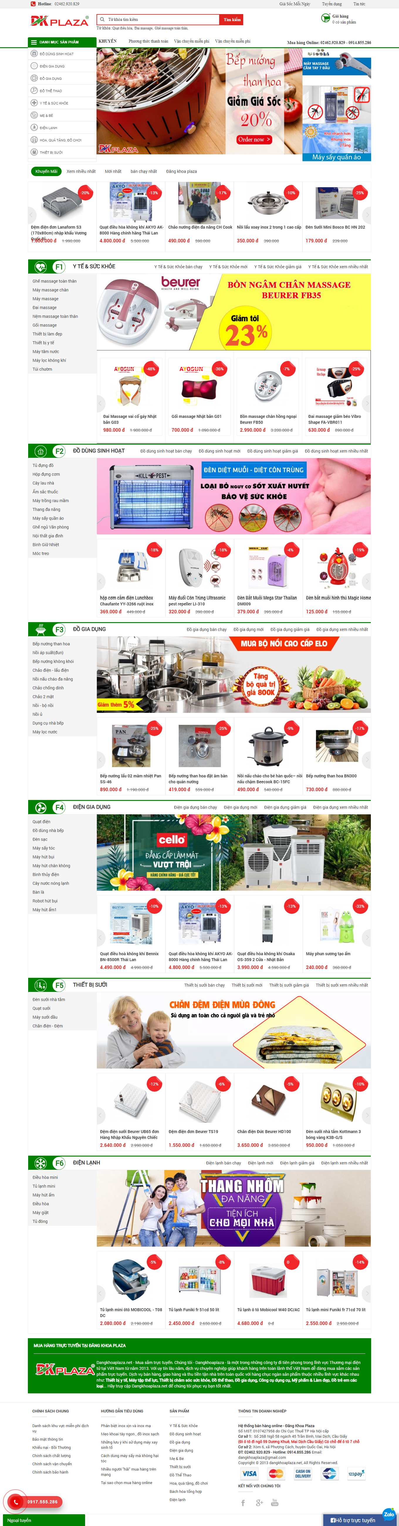 Thiết kế Web lai châu dangkhoaplaza.net