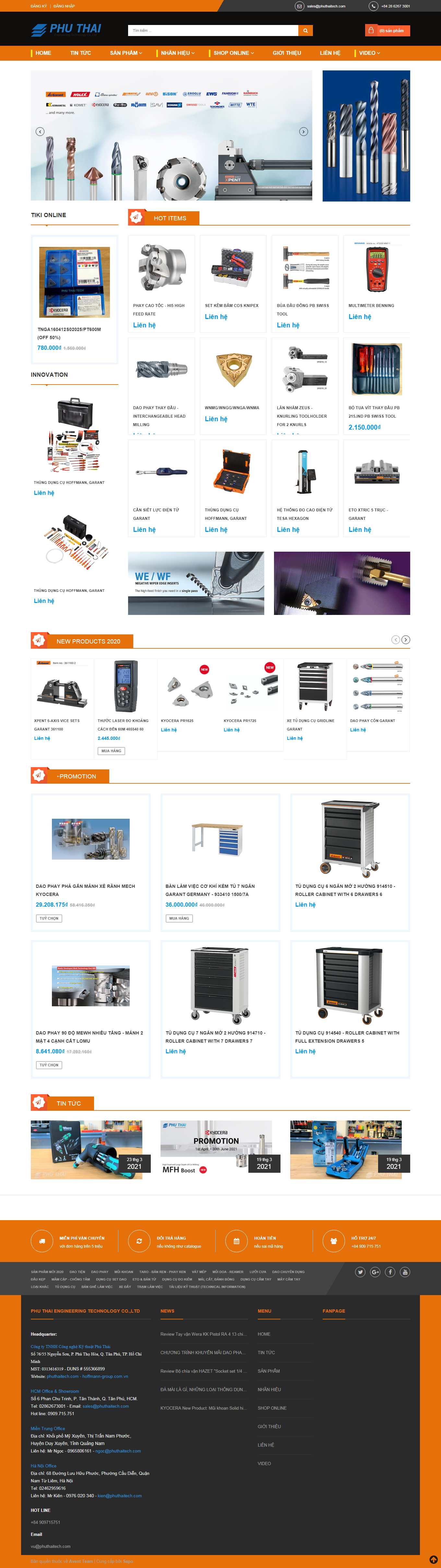 Thiết kế Web lai châu phuthaitech.com