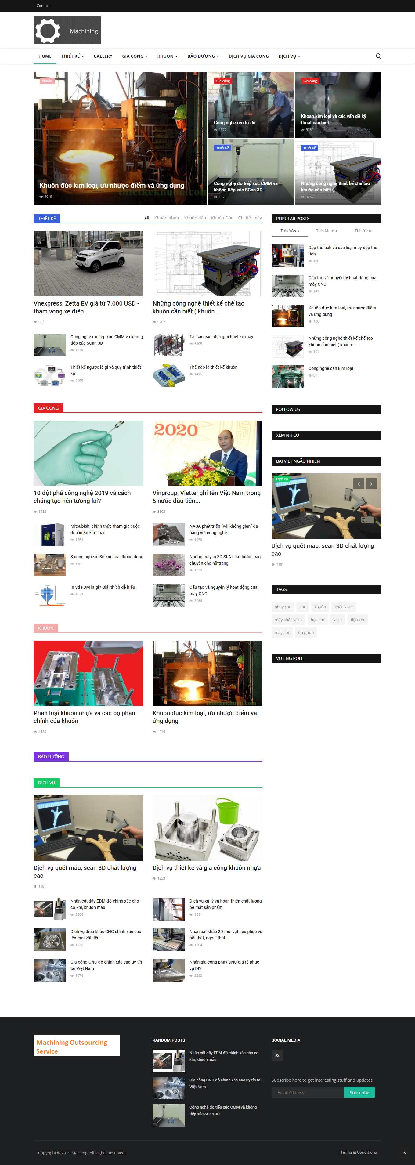 Thiết kế Web lai châu machining.vn