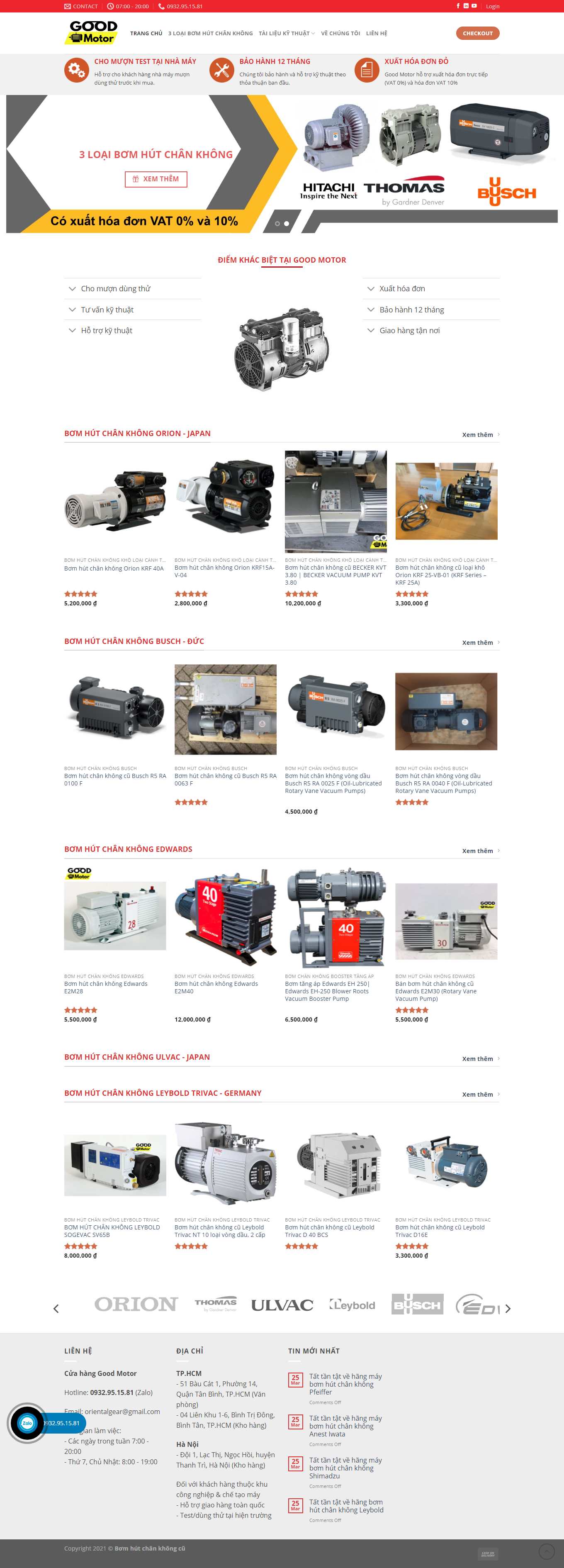 Thiết kế Web lai châu bomhutchankhongcu.com