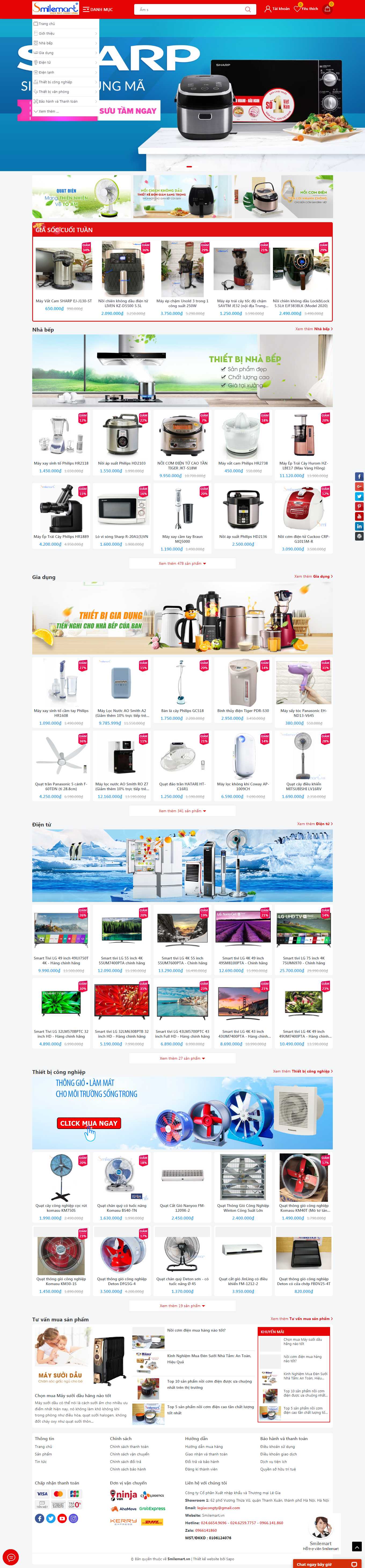 Thiết kế Web lào cai smilemart.vn