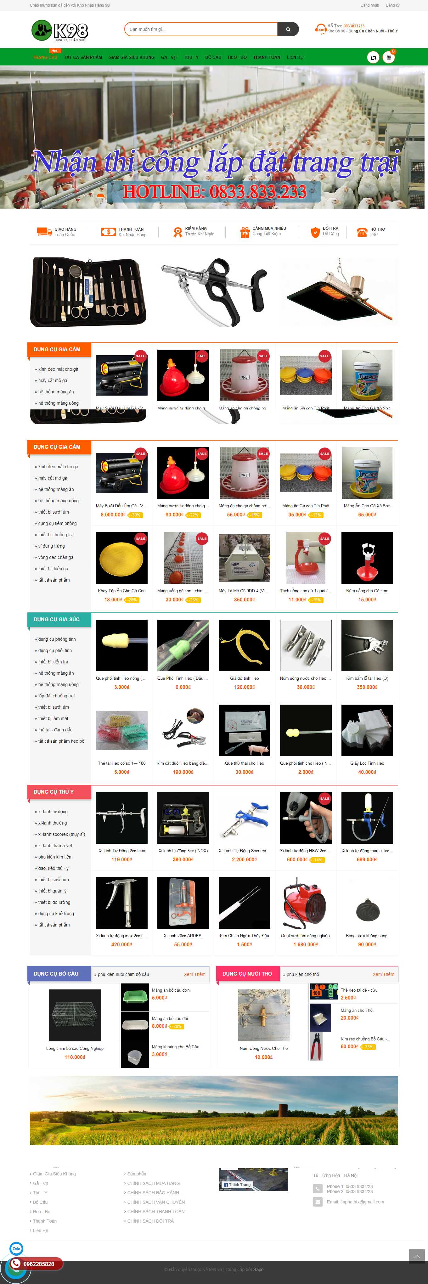 Thiết kế Web lào cai k98.vn