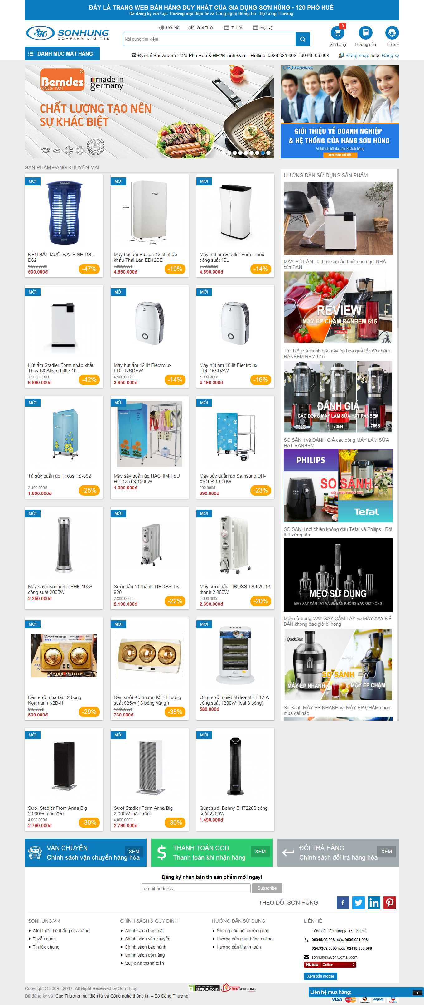 Thiết kế Web lào cai sonhung.vn